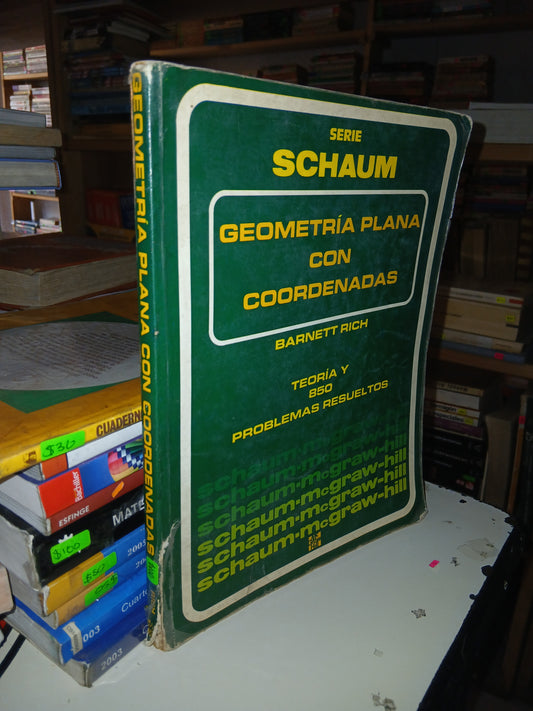 GEOMETRÍA PLANA CON COORDENADAS POR BARNETT RICH USADO GEOMETRÍA LITERARIO 207