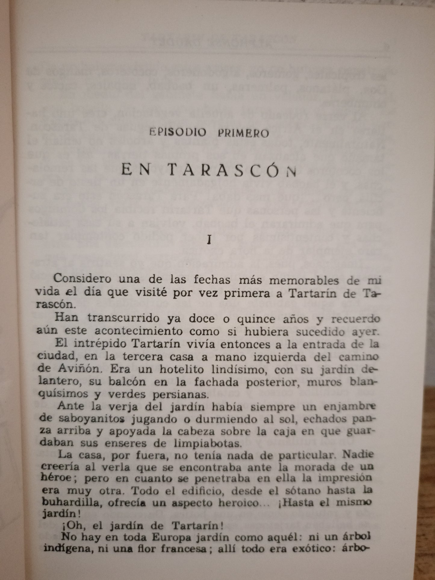 TARTARIN DE TARASCON POR ALPHONSE DAUDET USADO NOVELA LITERARIO 305
