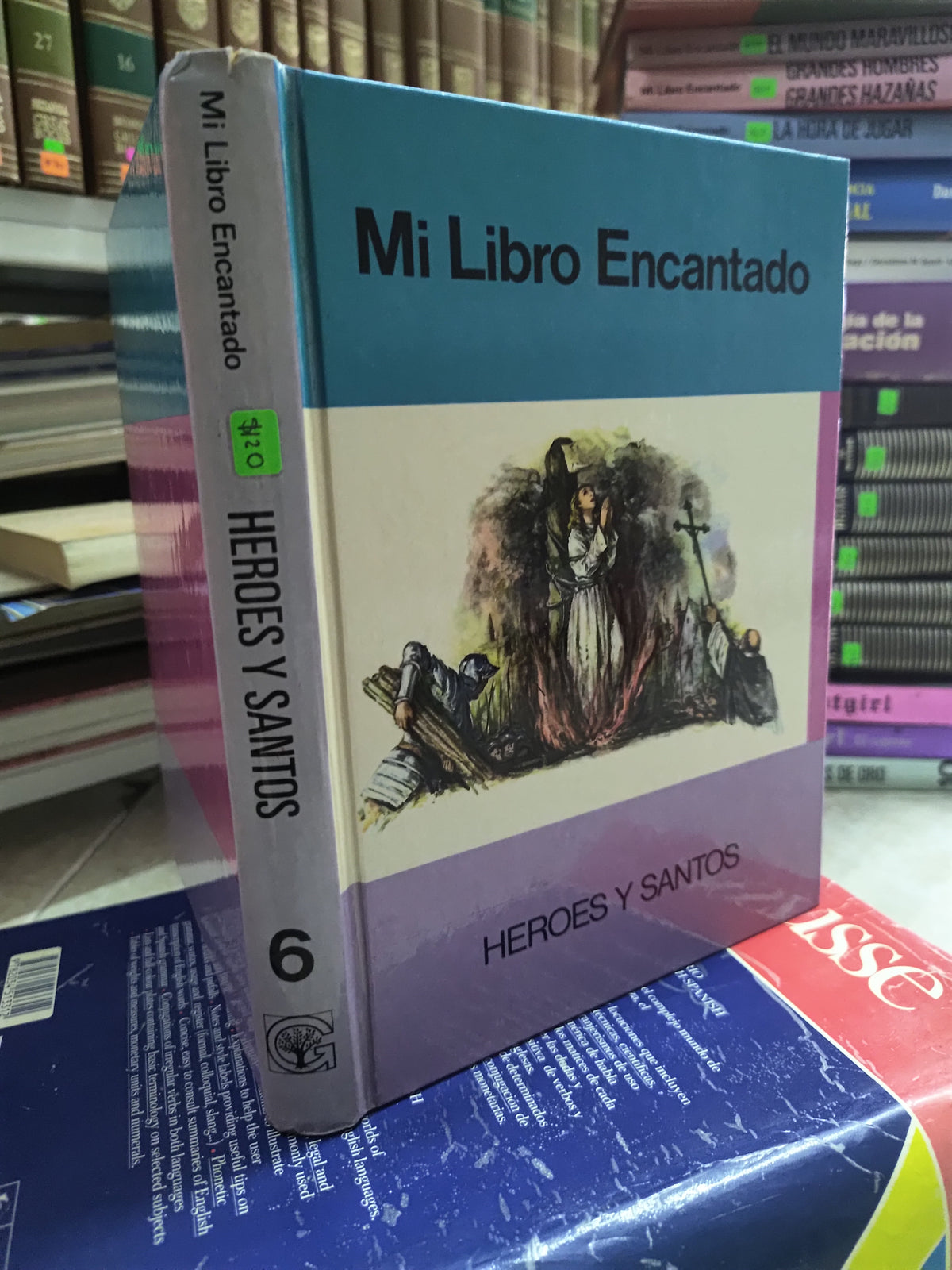 MI LIBRO ENCANTADO HEROES Y SANTOS POR EDITORIAL CUMBRE USADO INFANTILES JUAREZ 515