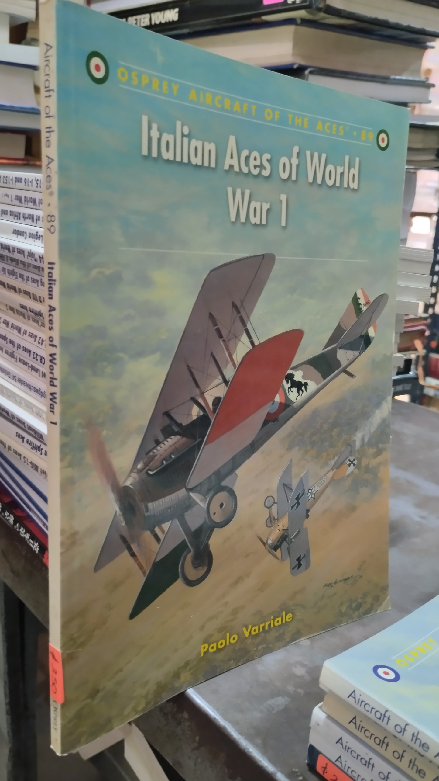 ITALIAN ACES OF WORLD WAR 1 89 LIBRO USADO HISTORIA ALDAMA
