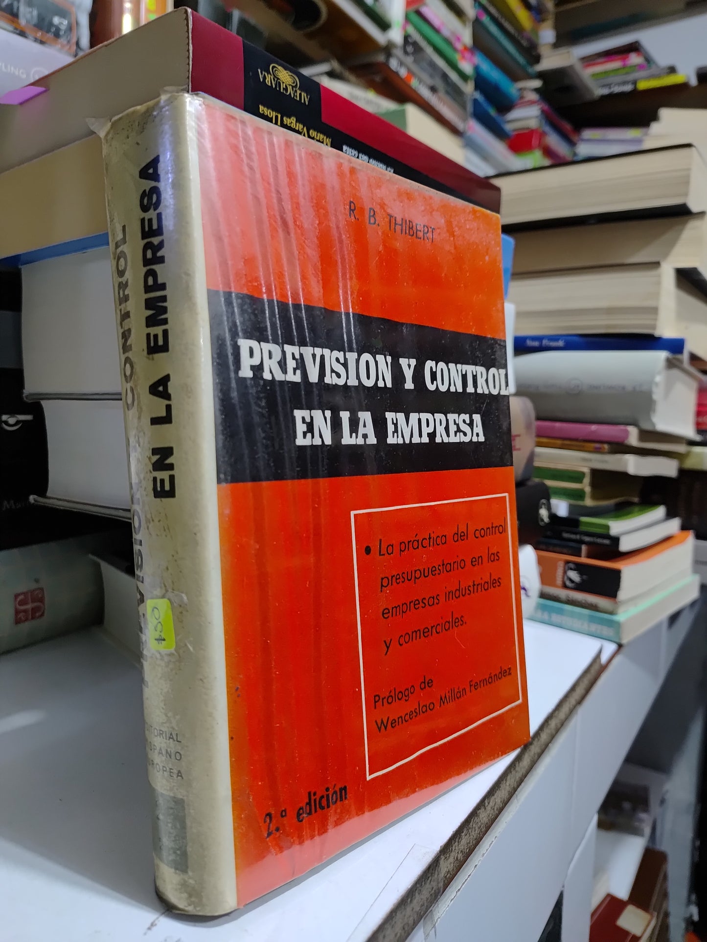 PREVISION Y CONTROL EN LA EMPRESA POR R. B. THIBERT USADO ADMINISTRACION JUAREZ 507