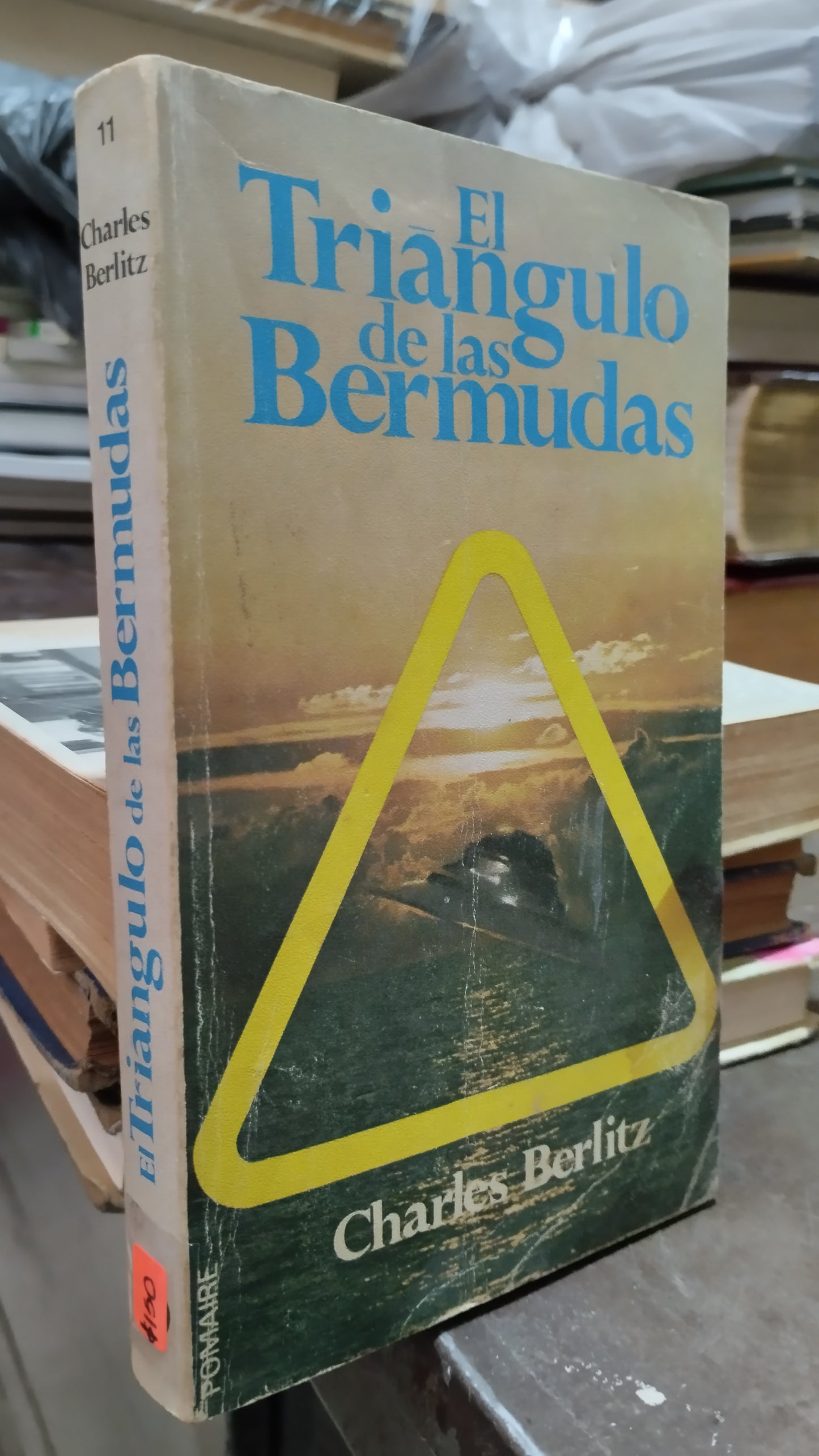EL TRIANGULO DE LAS BERMUDAS POR CHARLES BERLITZ LIBRO USADO ANTIGUO ALDAMA