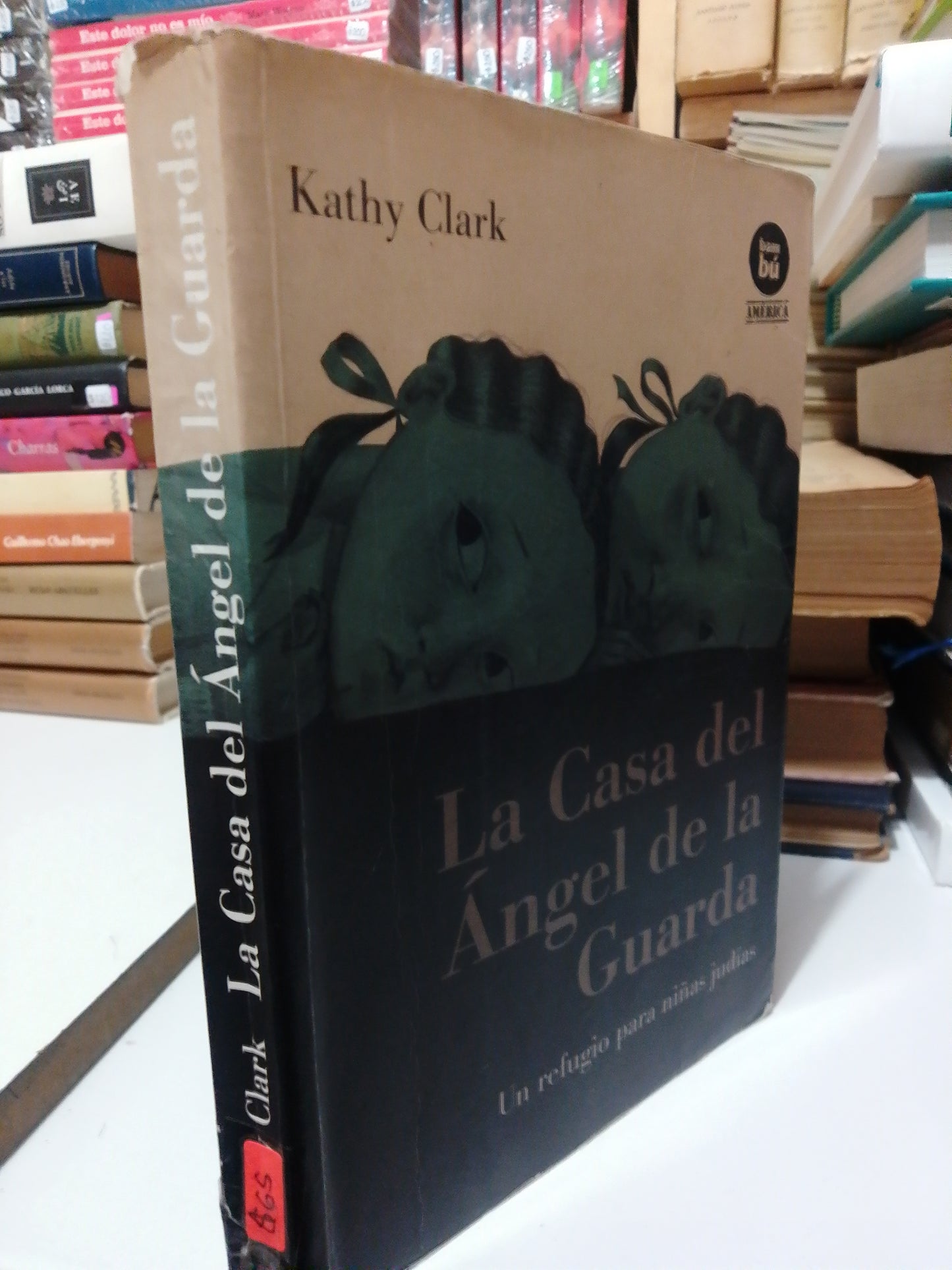 LA CASA DEL ANGEL DE LA GUARDA UN REFUGIO PARA NIÑAS JUDIAS POR KATHY CLARK USADO NOVELA JUAREZ