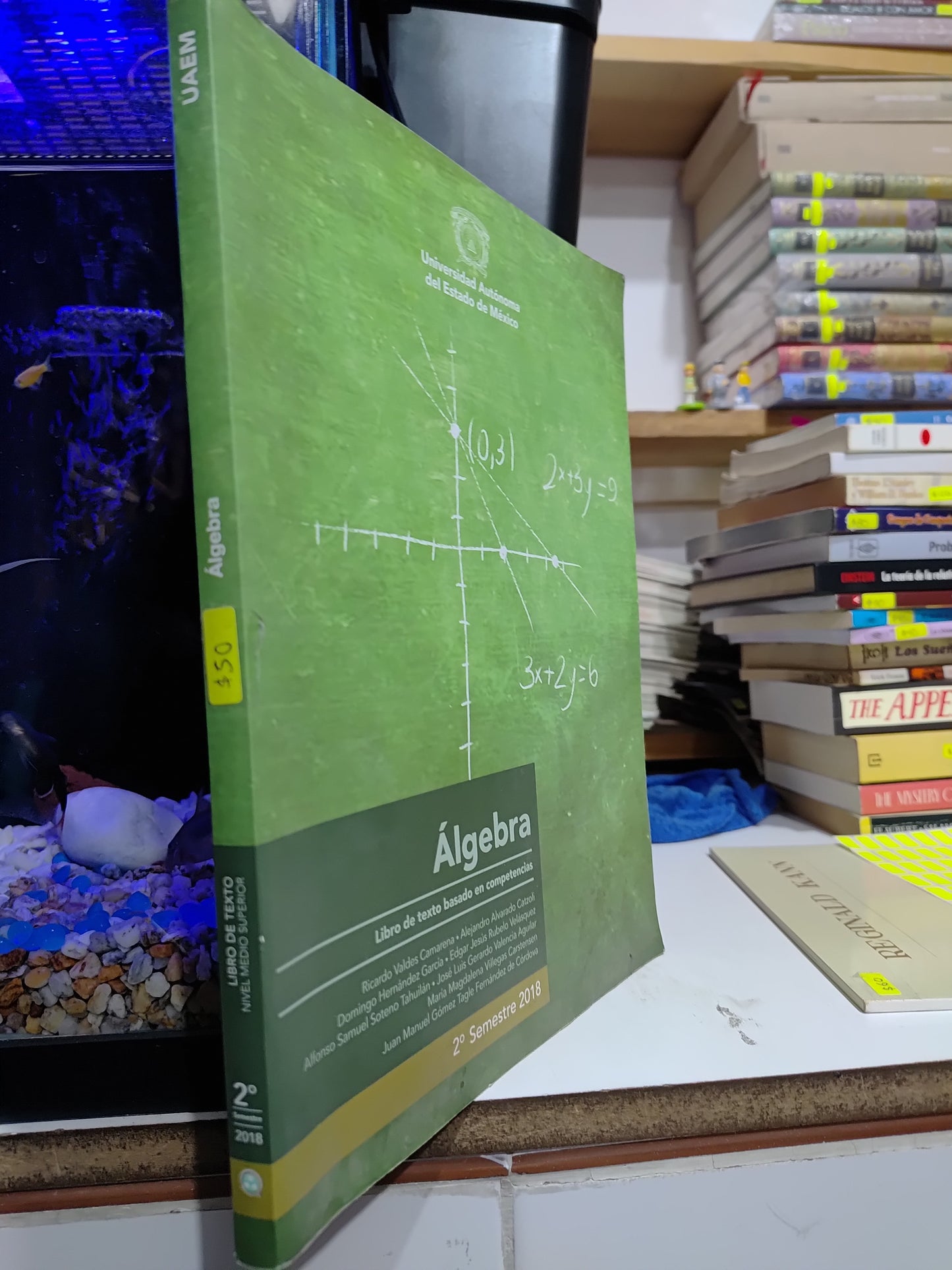ALGEBRA 2DO SEMESTRE 2018 POR LA UAEM USADO MATEMATICAS JUAREZ