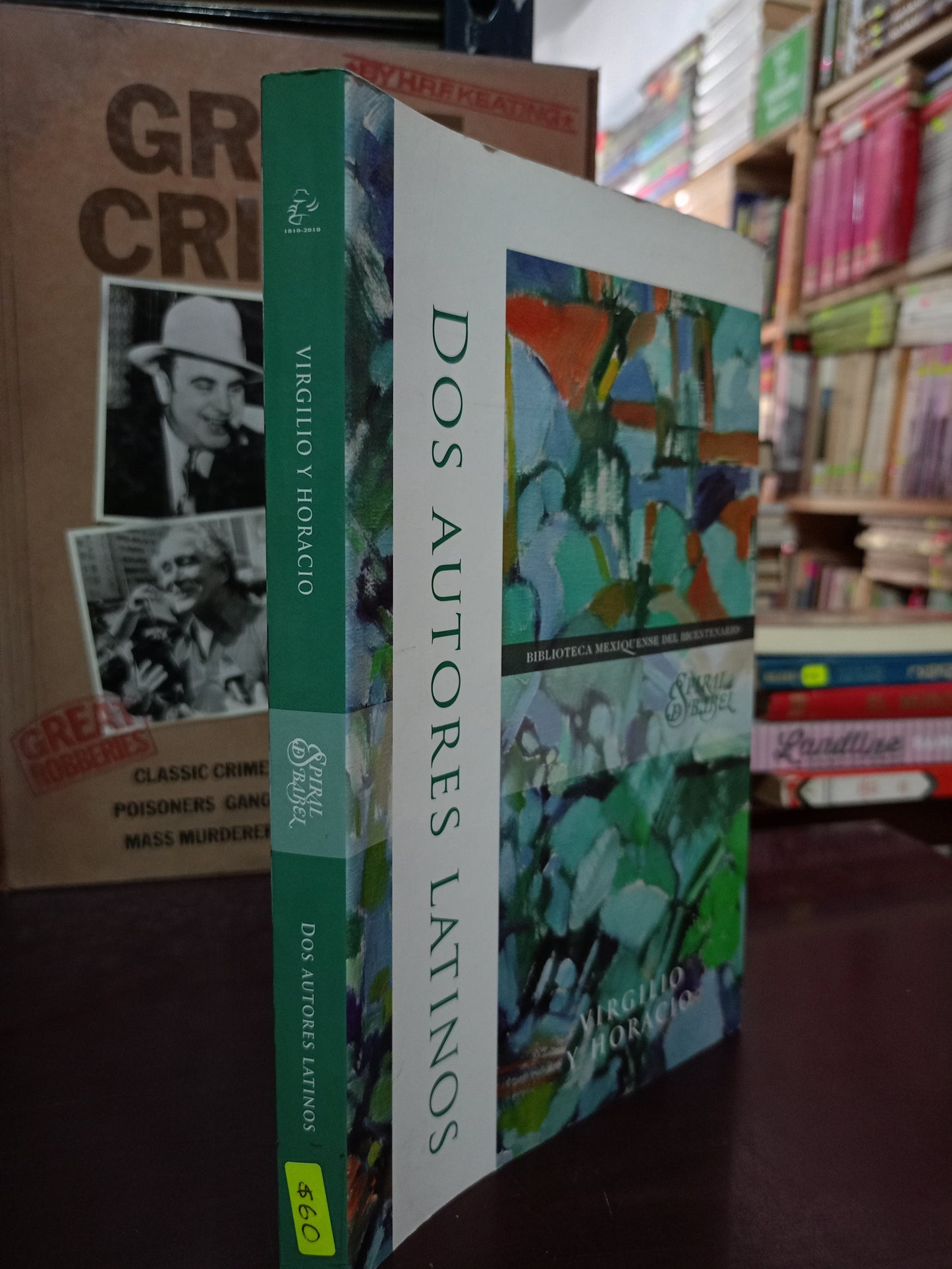 DOS AUTORES LATINOS POR VIRGILIO Y HORACIO USADO POESIA LITERARIO 305
