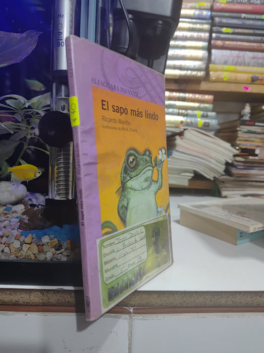 EL SAPO MAS LINDO POR RICARDO MARIÑO USADO INFANTILES JUAREZ