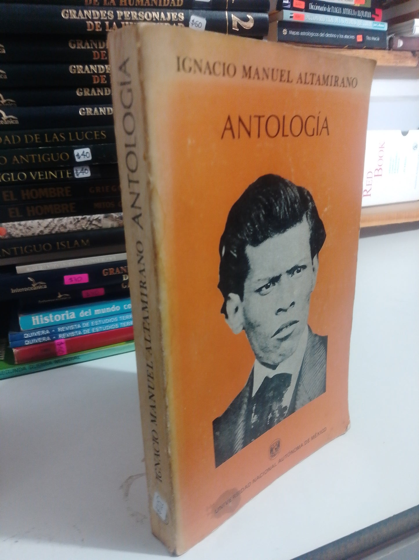 ANTOLOGIA POR IGNACIO MANUEL ALTAMIRANO USADO HISTORIA JUAREZ