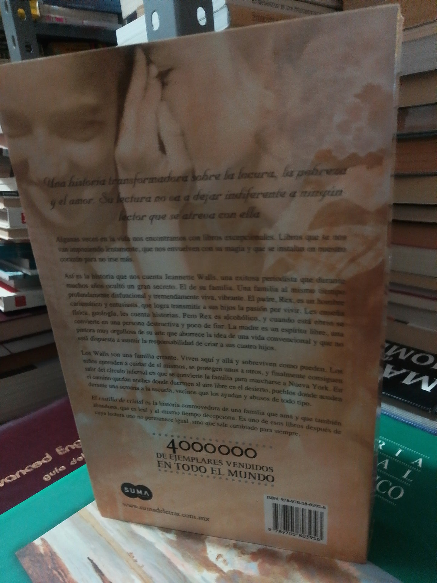 EL CASTILLO DE CRISTAL POR JEANNETTE WALLS USADO NOVELA JUÁREZ