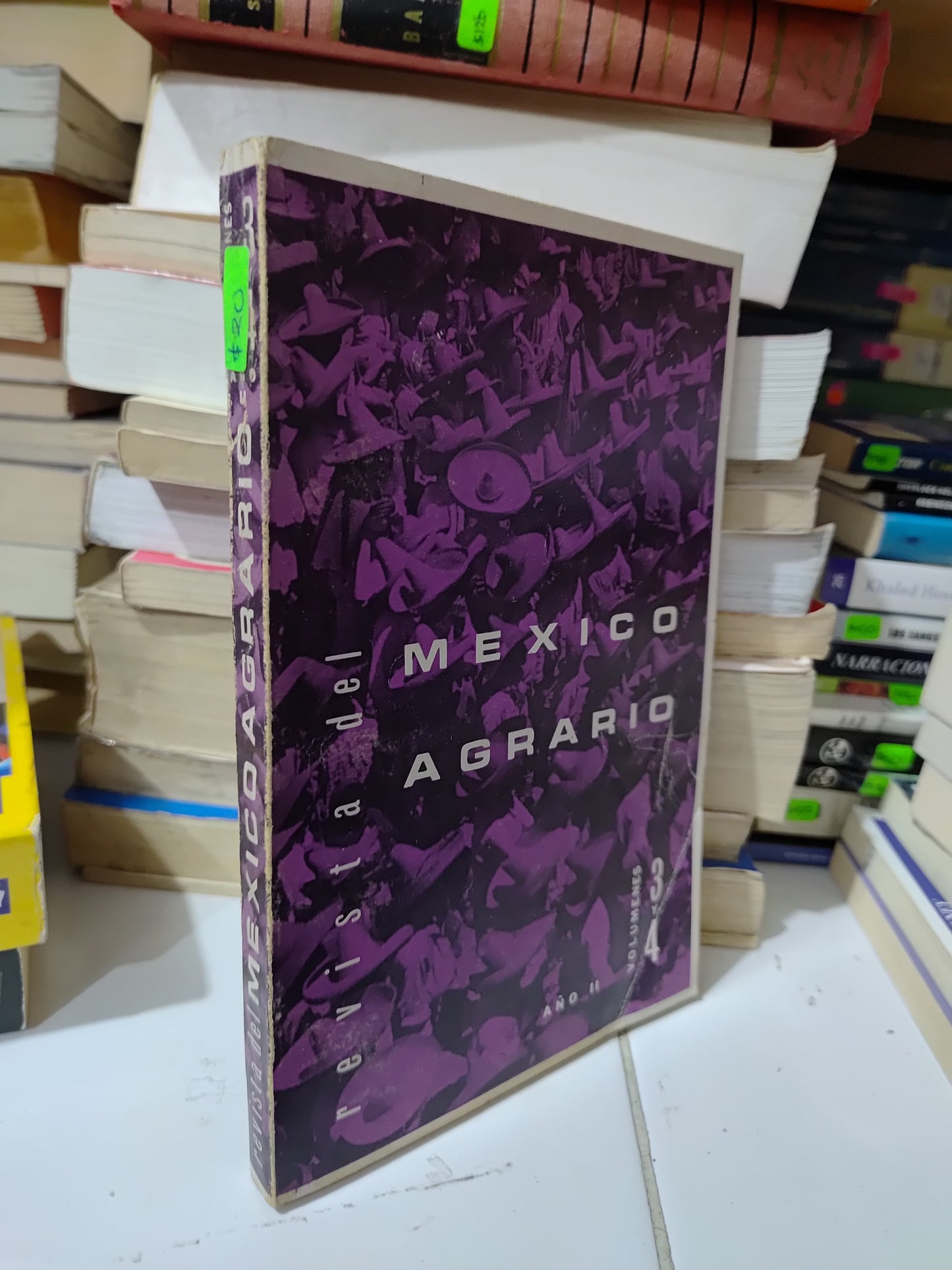 REVISTA DEL MEXICO AGRARIO VOL 3 Y 4 USADO AGRICULTURA JUAREZ 507