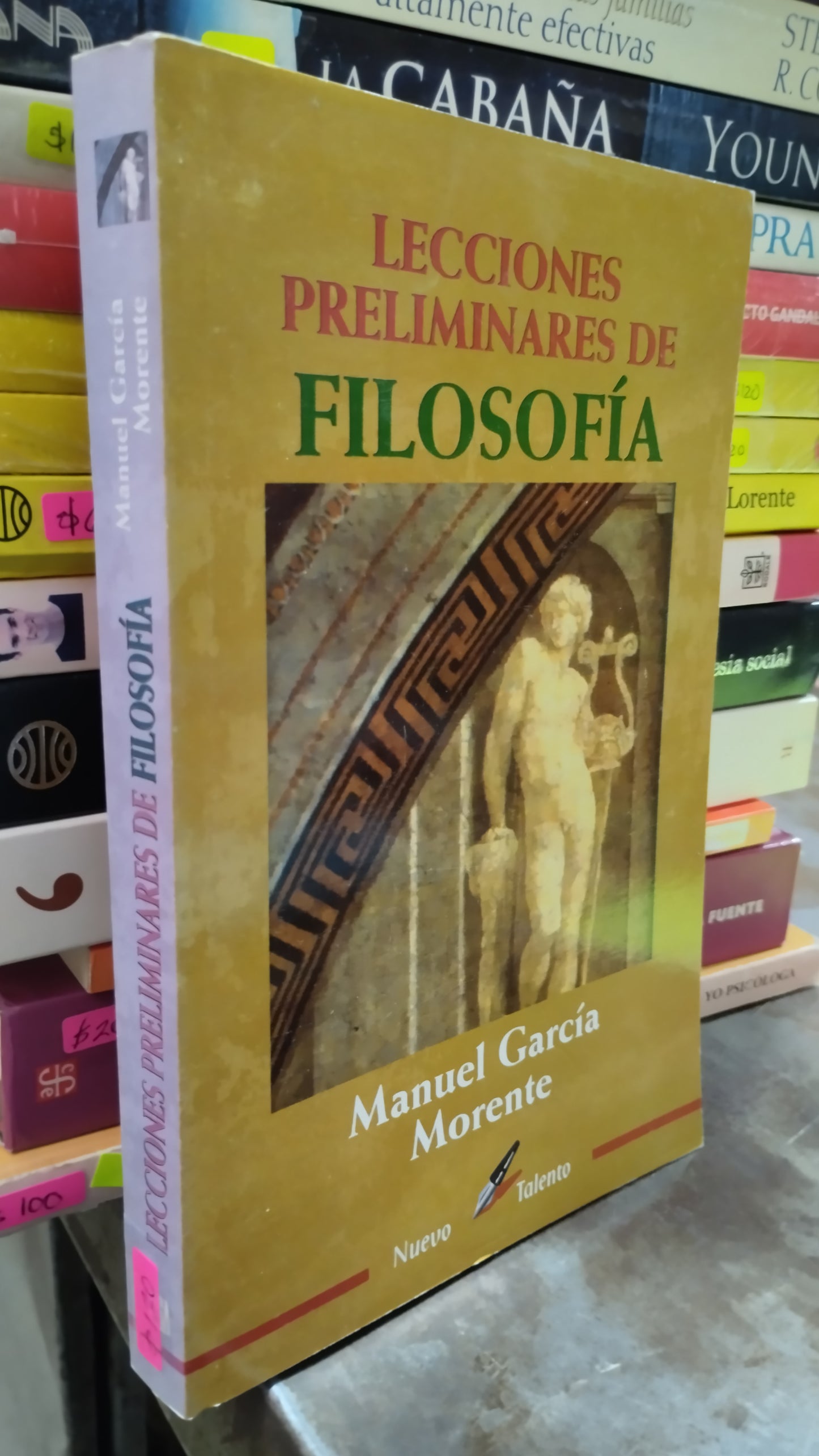 LECCIONES PRELIMINARES DE FILOSOFIA POR MANUEL GARCIA MORENTE LIBRO USADO SUPERACION PERSONAL ALDAMA