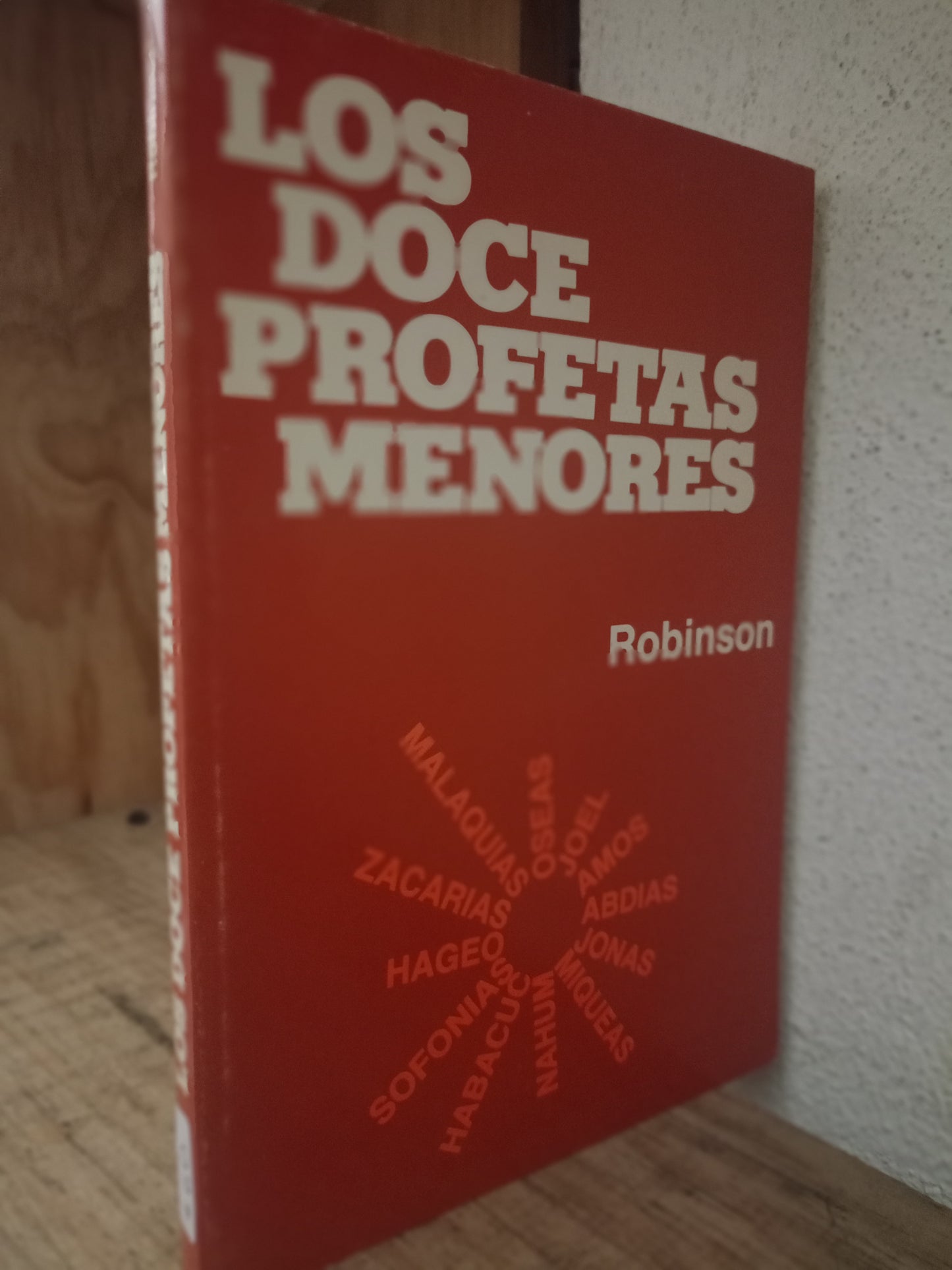 LOS DOCE PROFETAS MENORES POR ROBINSON USADO RELIGIÓN LITERARIO 305