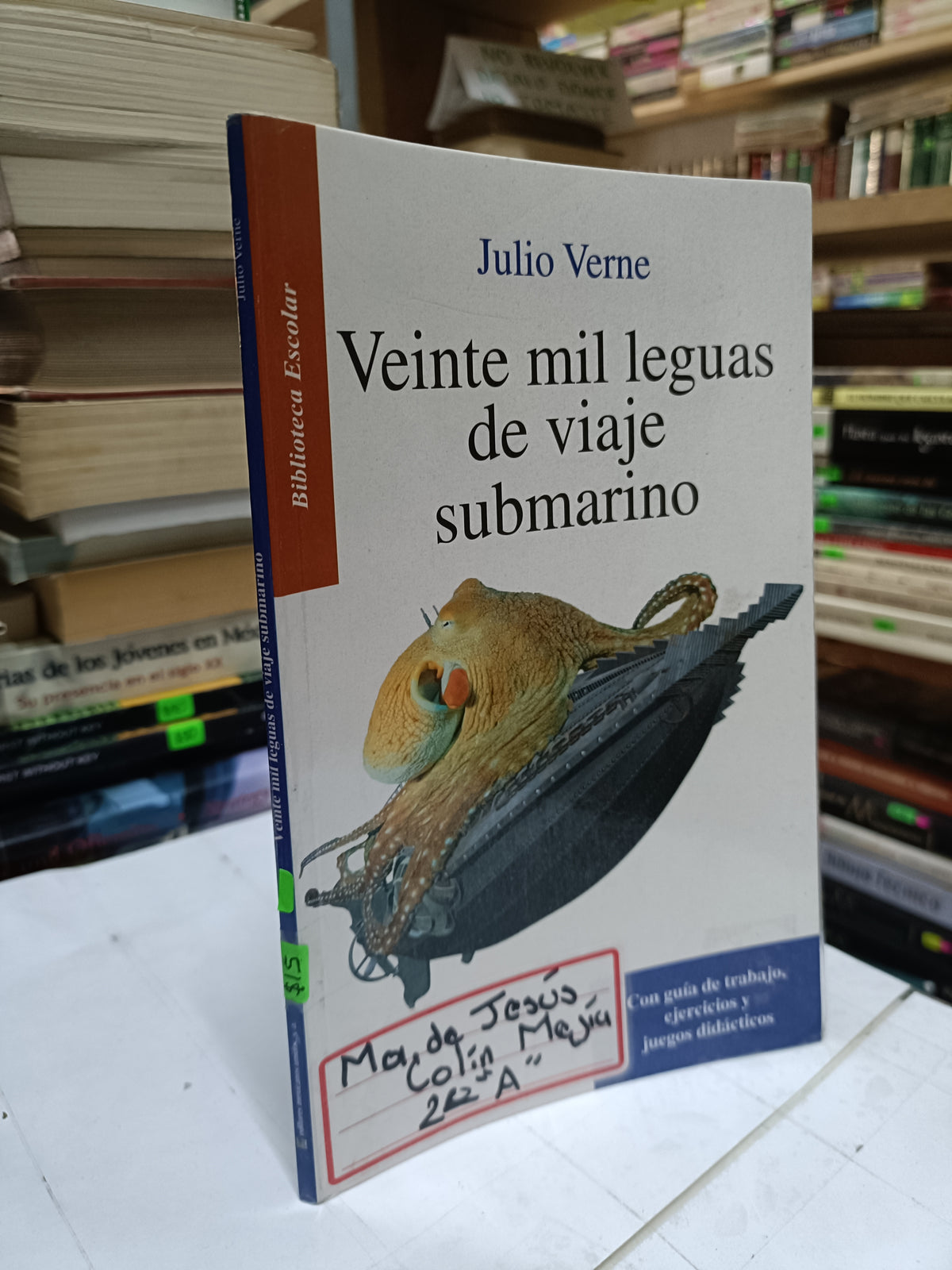 VEINTE MIL LEGUAS DE VIAJE SUBMARINO POR JULIO VERNE USADO INFANTIL LITERARIO 207