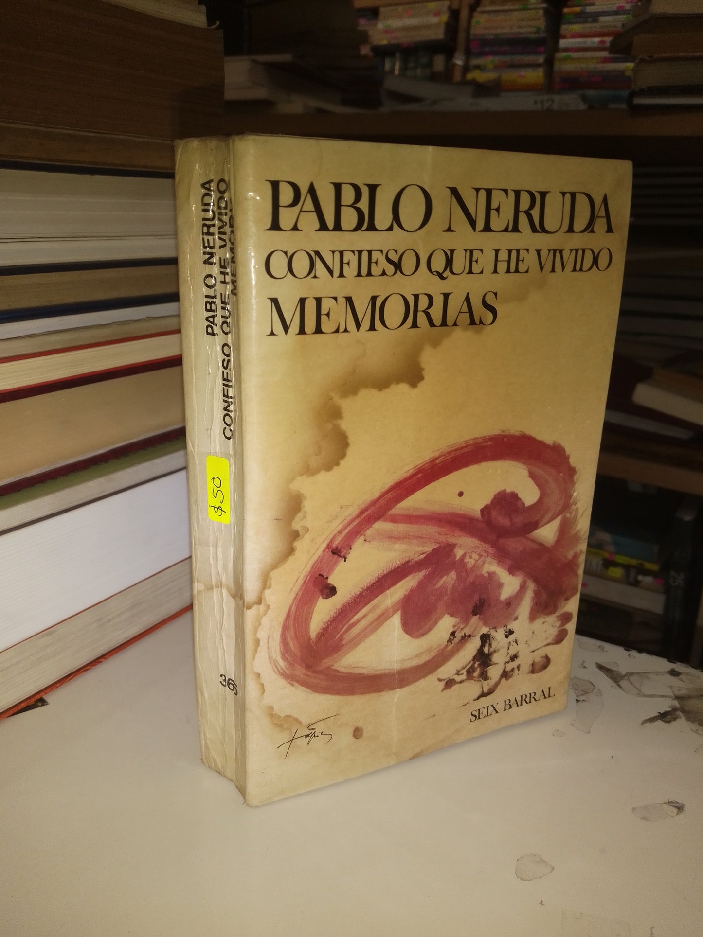 CONFIESO QUE HE VIVIDO MEMORIAS POR PABLO NERUDA USADO POESÍA LITERARIO 207