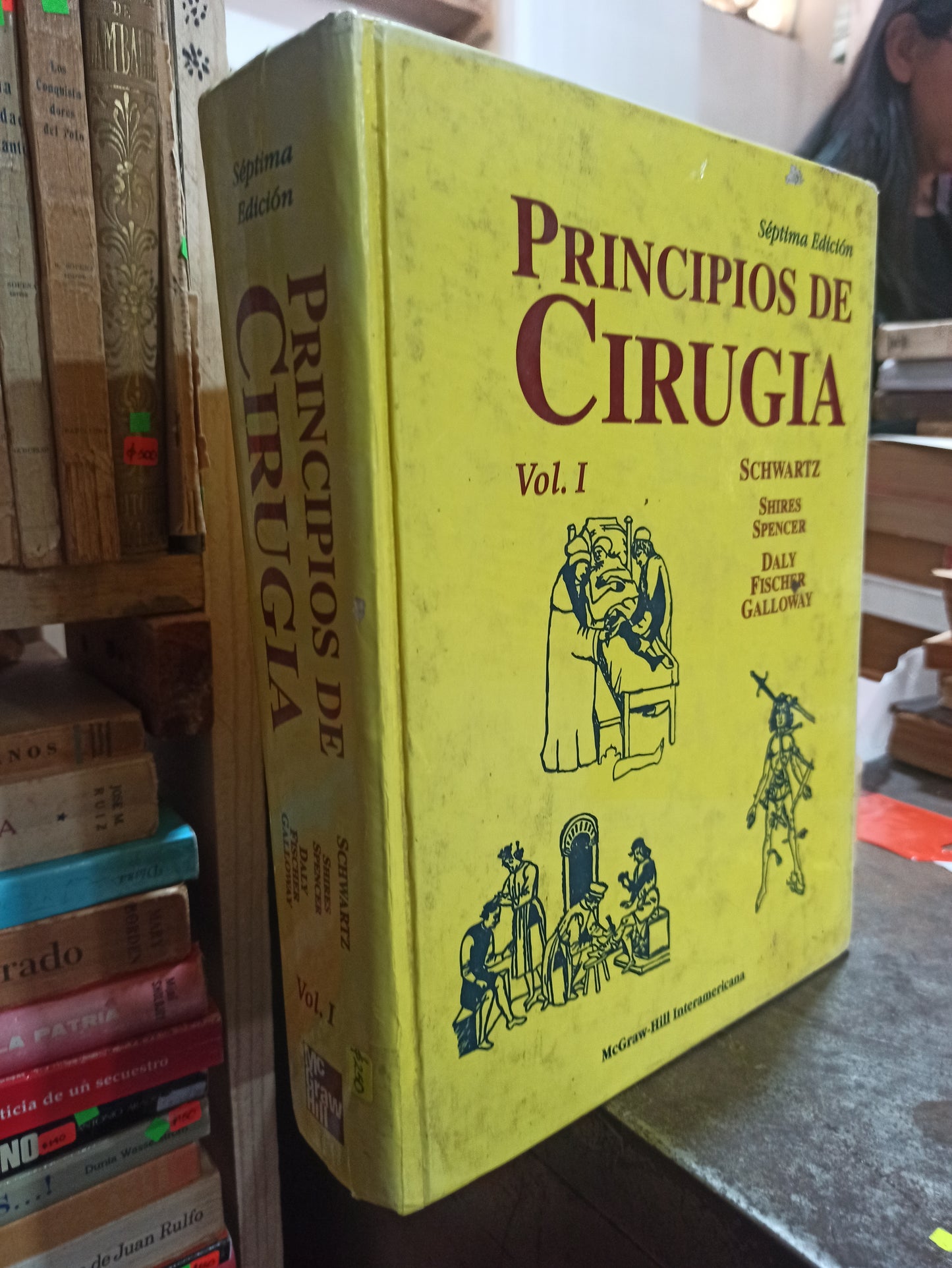 PRINCIPIOS DE CIRUGIA VOL.1 POR SHIRES SPENCER USADO SALUD ALDAMA