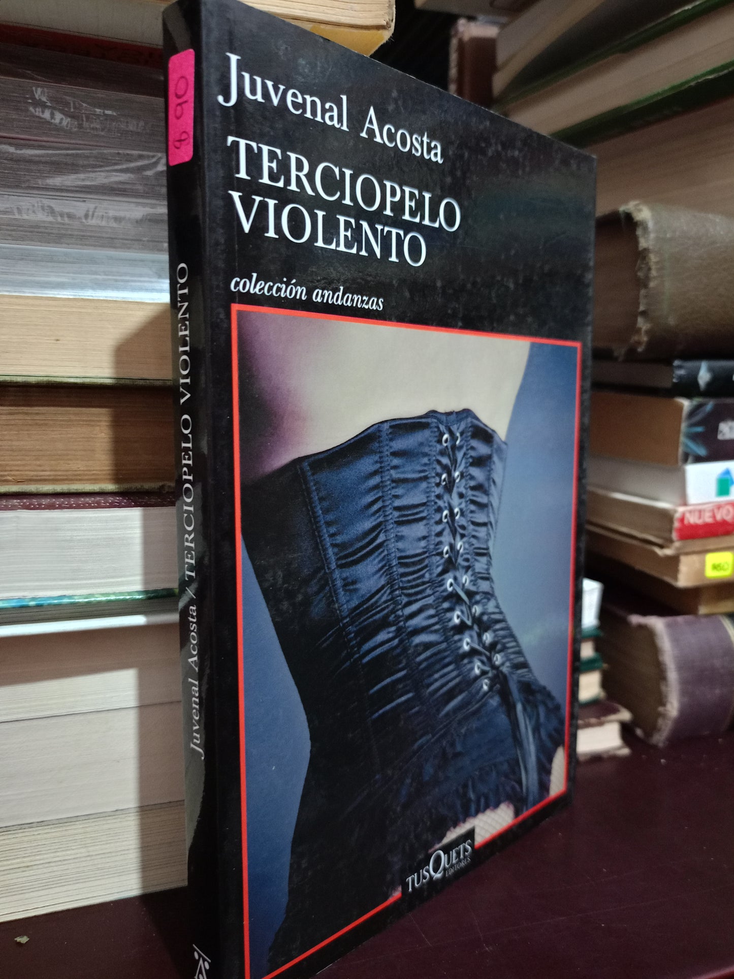 TERCIOPELO VIOLENTO POR JUVENAL ACOSTA USADO NOVELA LITERARIO 305