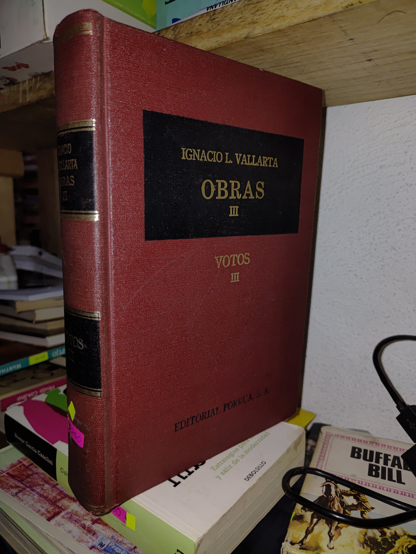 OBRAS 3 POR IGNACIO L. VALLARTA USADO DERECHO JUAREZ 515