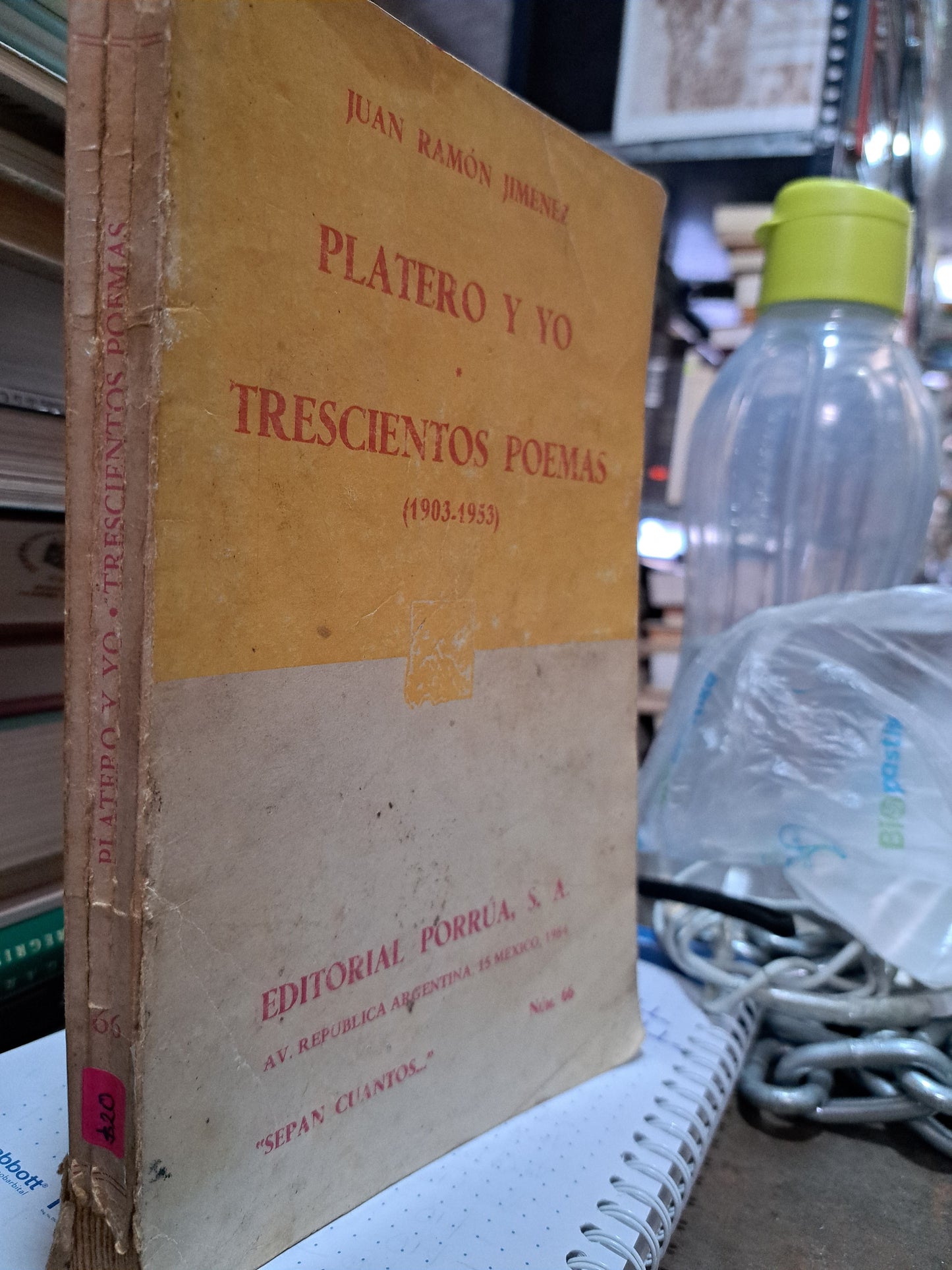 PLATERO Y YO. TRESCIENTOS POEMAS JUAN RAMÓN JIMÉNEZ USADO POESÍA ALDAMA