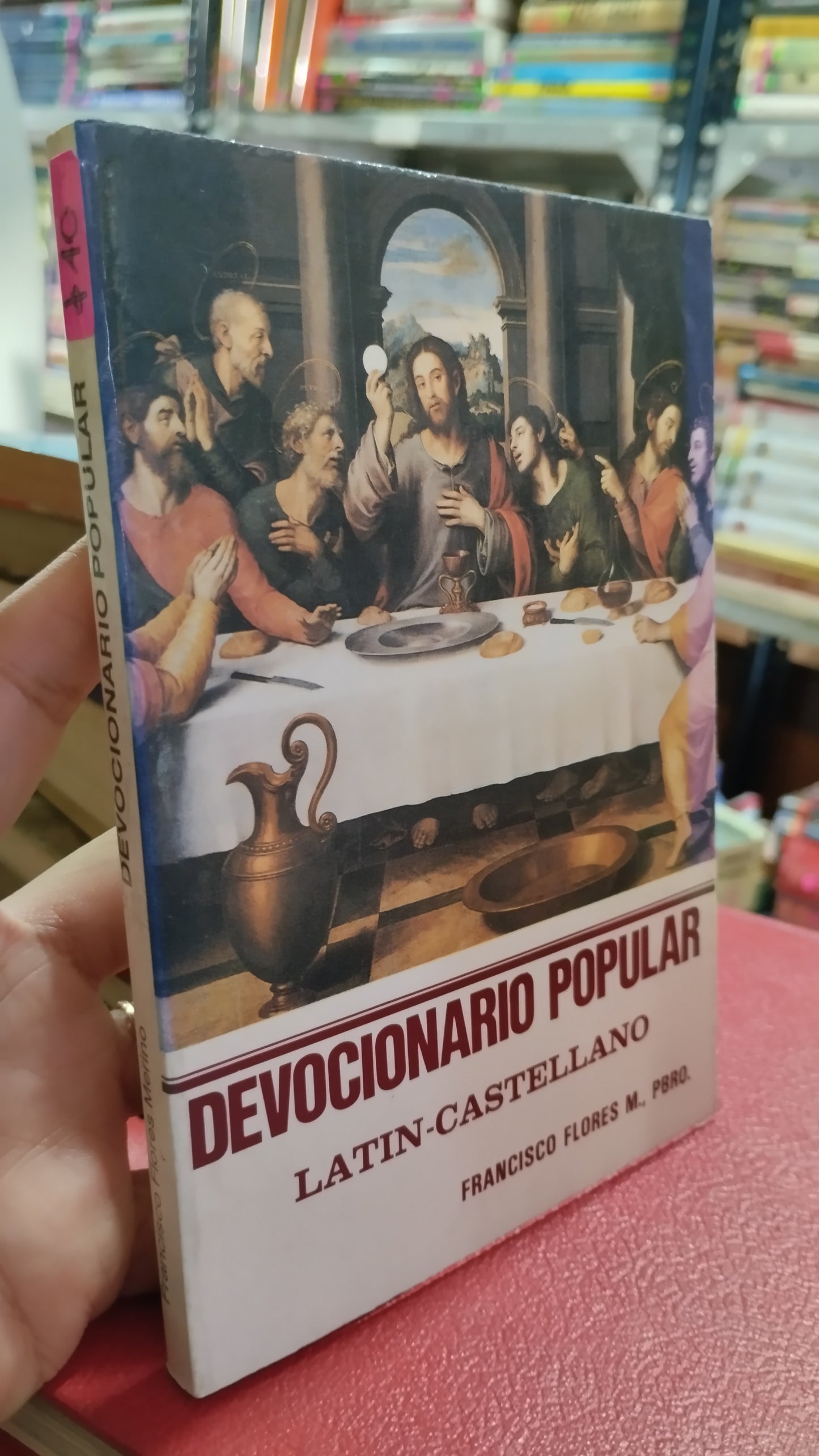 DEVOCIONARIO POPULAR POR FRANCISCO FLORES LIBRO USADO RELIGION ALDAMA