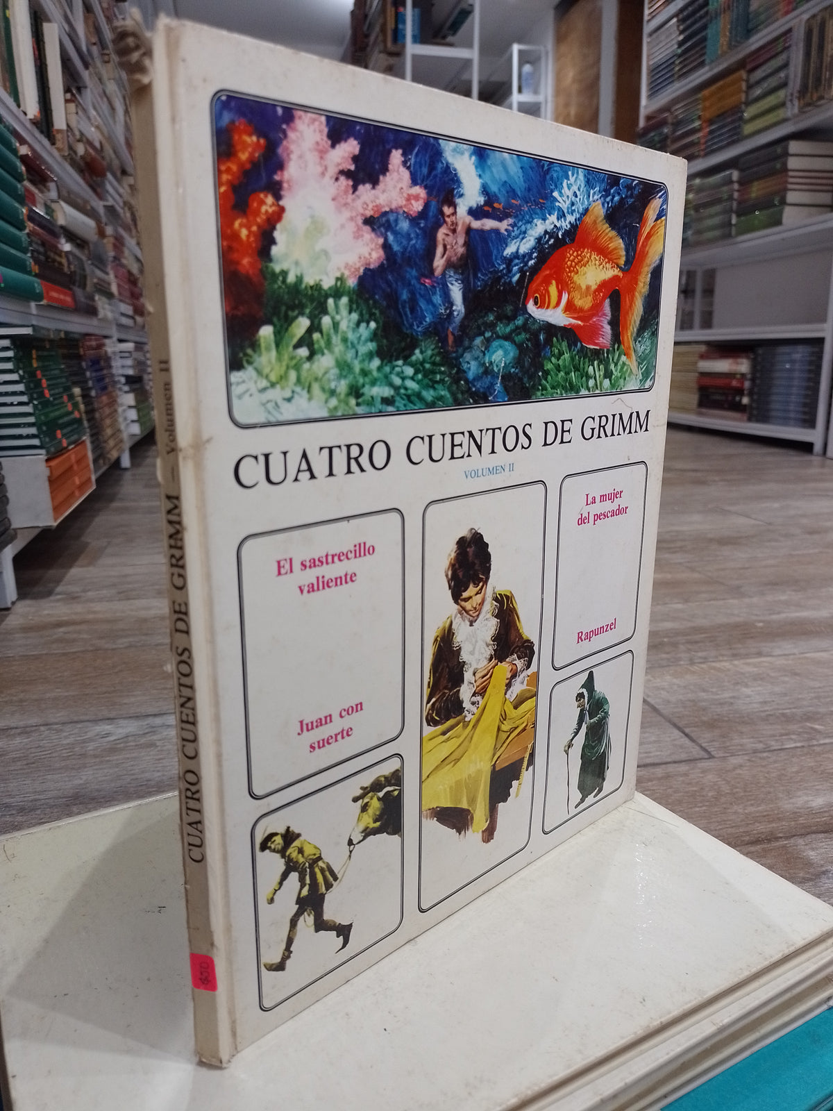 CUATRO CUENTOS DE GRIMM VOLUMEN II USADO INFANTIL JUAREZ 515