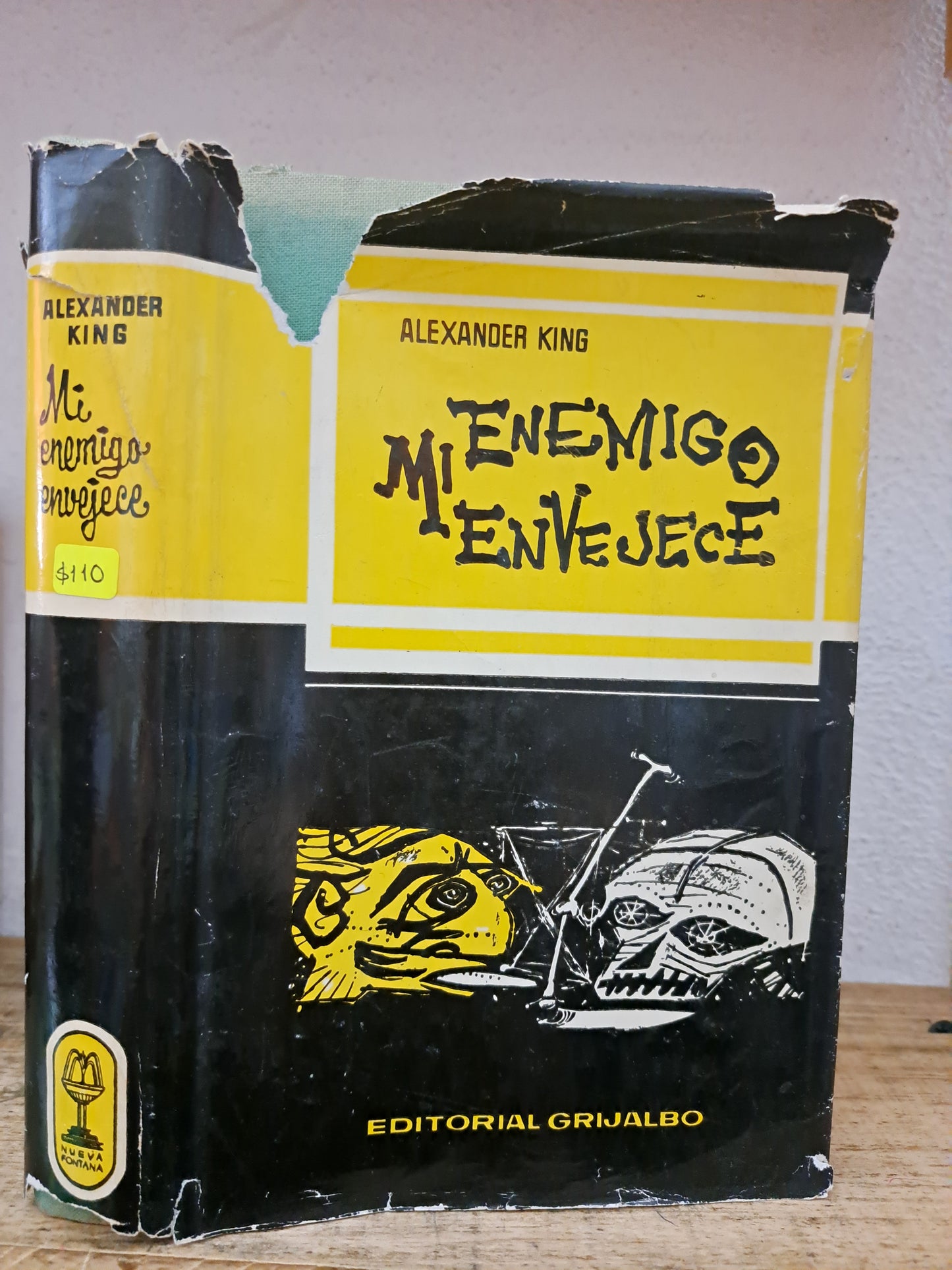 MI ENEMIGO ENVEJECE ALEXANDER KING USADO NOVELA LITERARIO 305