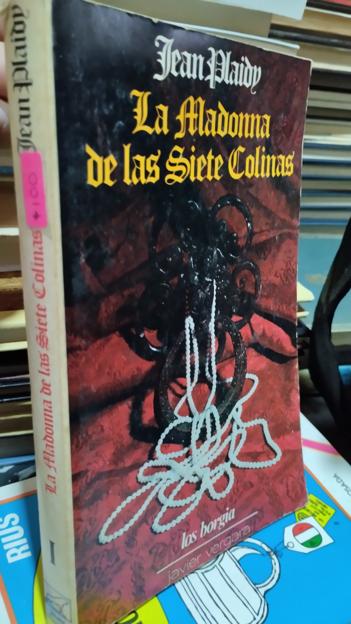 LA MADONA DE LAS SIETE COLINAS POR JEAN P LIBRO USADO NOVELAS ALDAMA