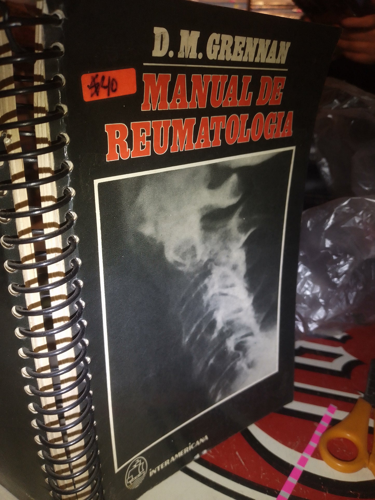 MANUAL DE REUMATOLOGIA POR D M GRENNAN USADO MEDICINA LITERARIO 207