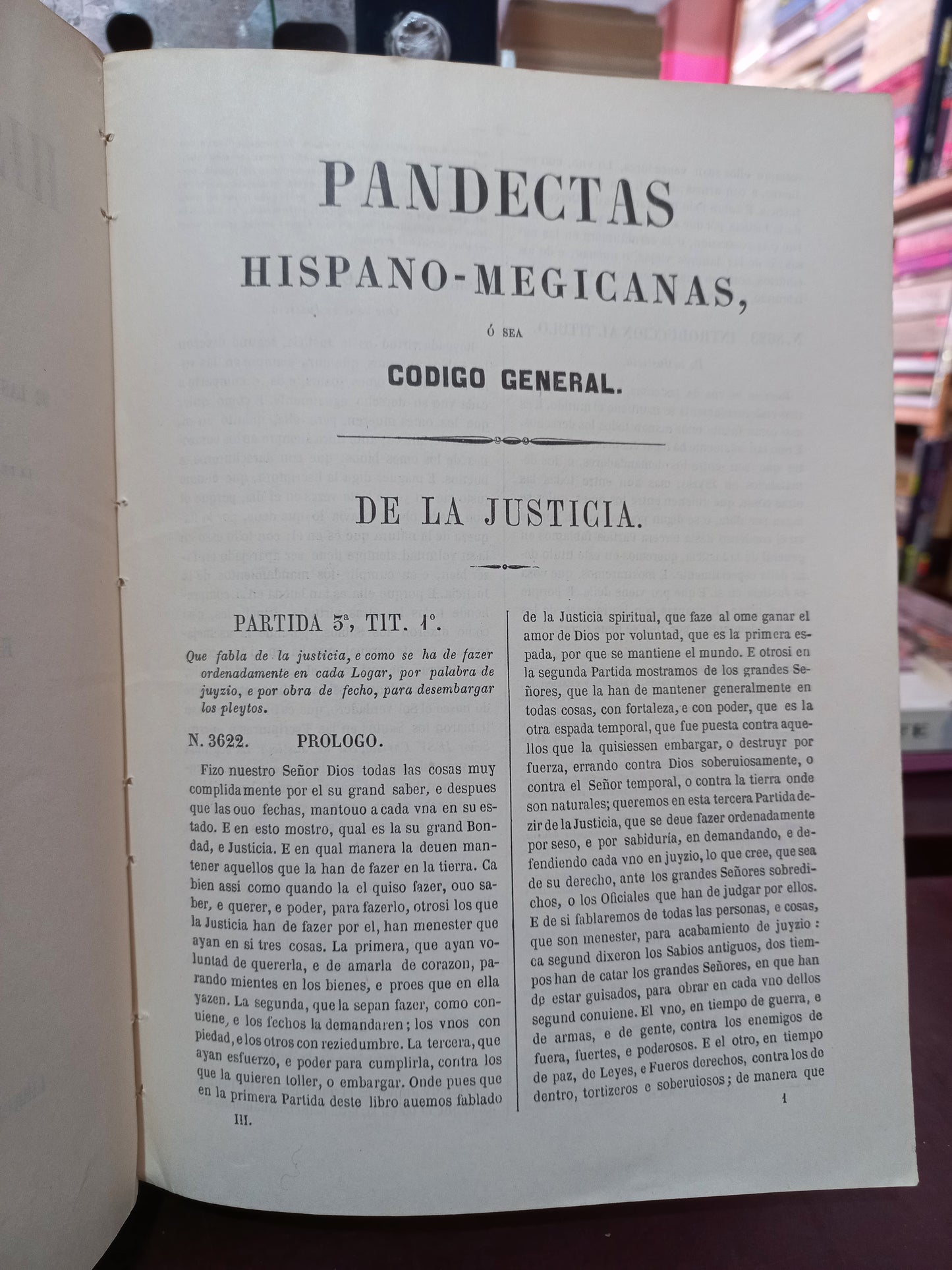 PANDECTAS HISPANO MEXICANAS TOMO III POR JUAN N. RODRIGUEZ DE SAN MIGUEL USADO ANTIGUO LITERARIO 305