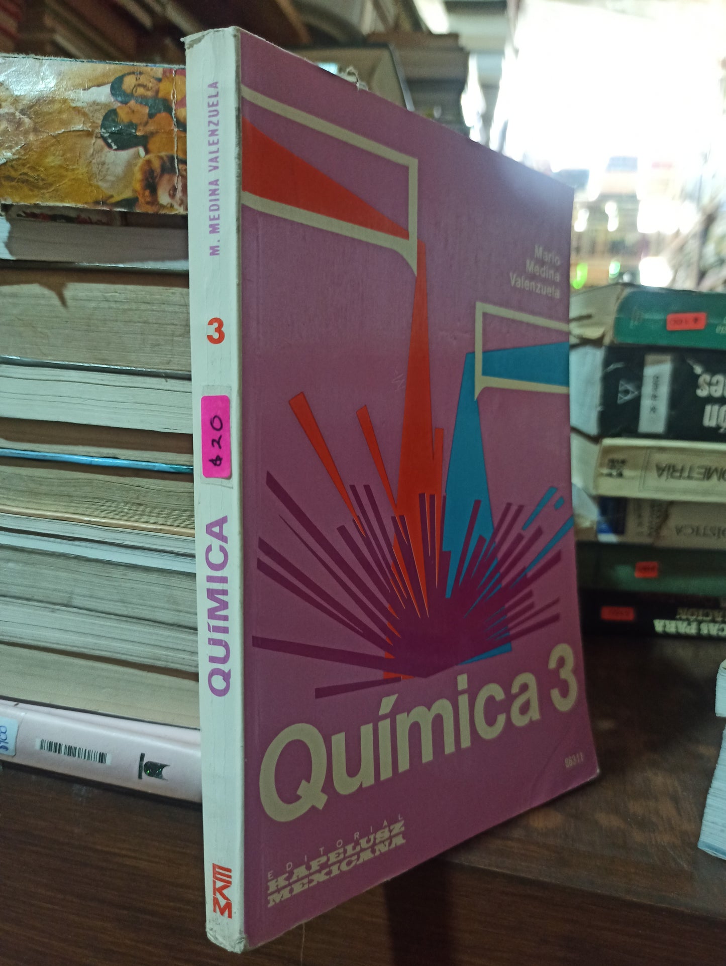 QUIMICA 3 POR MARIO MEDINA VALENZUELA USADO QUÍMICA ALDAMA