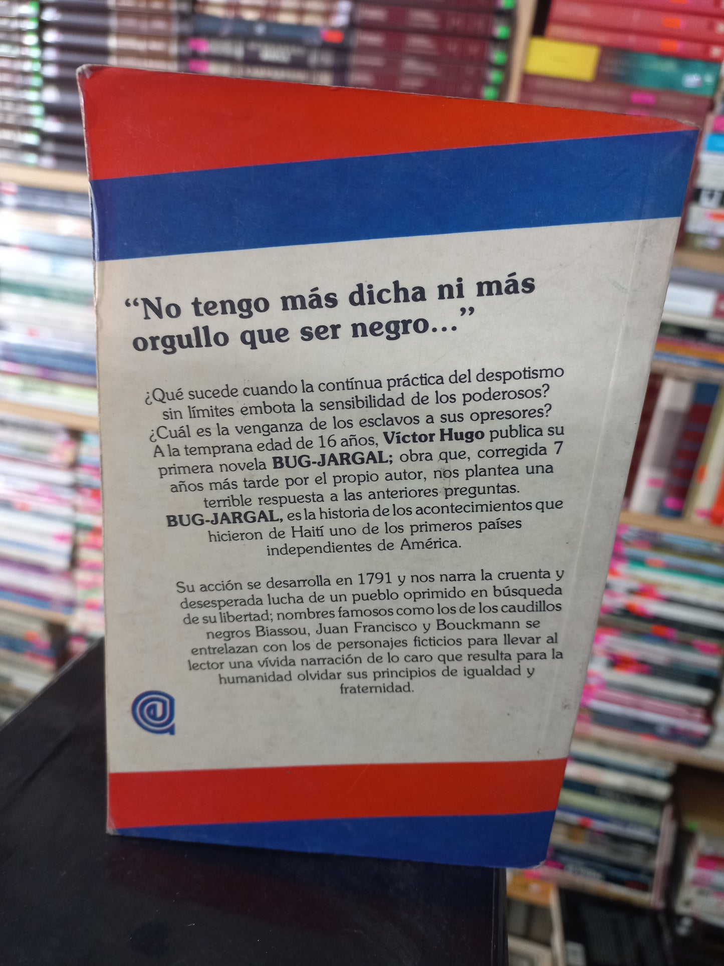 BUG-JARGAL POR VÍCTOR HUGO USADO NOVELA JUÁREZ
