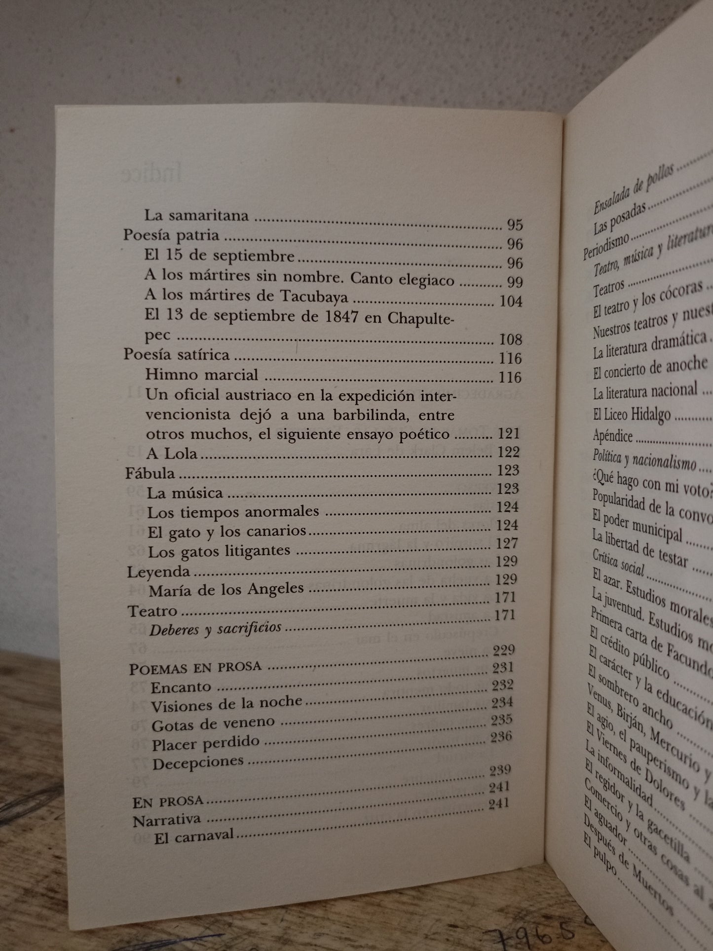 LOS IMPRESCINDIBLES DE JOSÉ TOMÁS DE CUÉLLAR USADO NOVELA LITERARIO 305