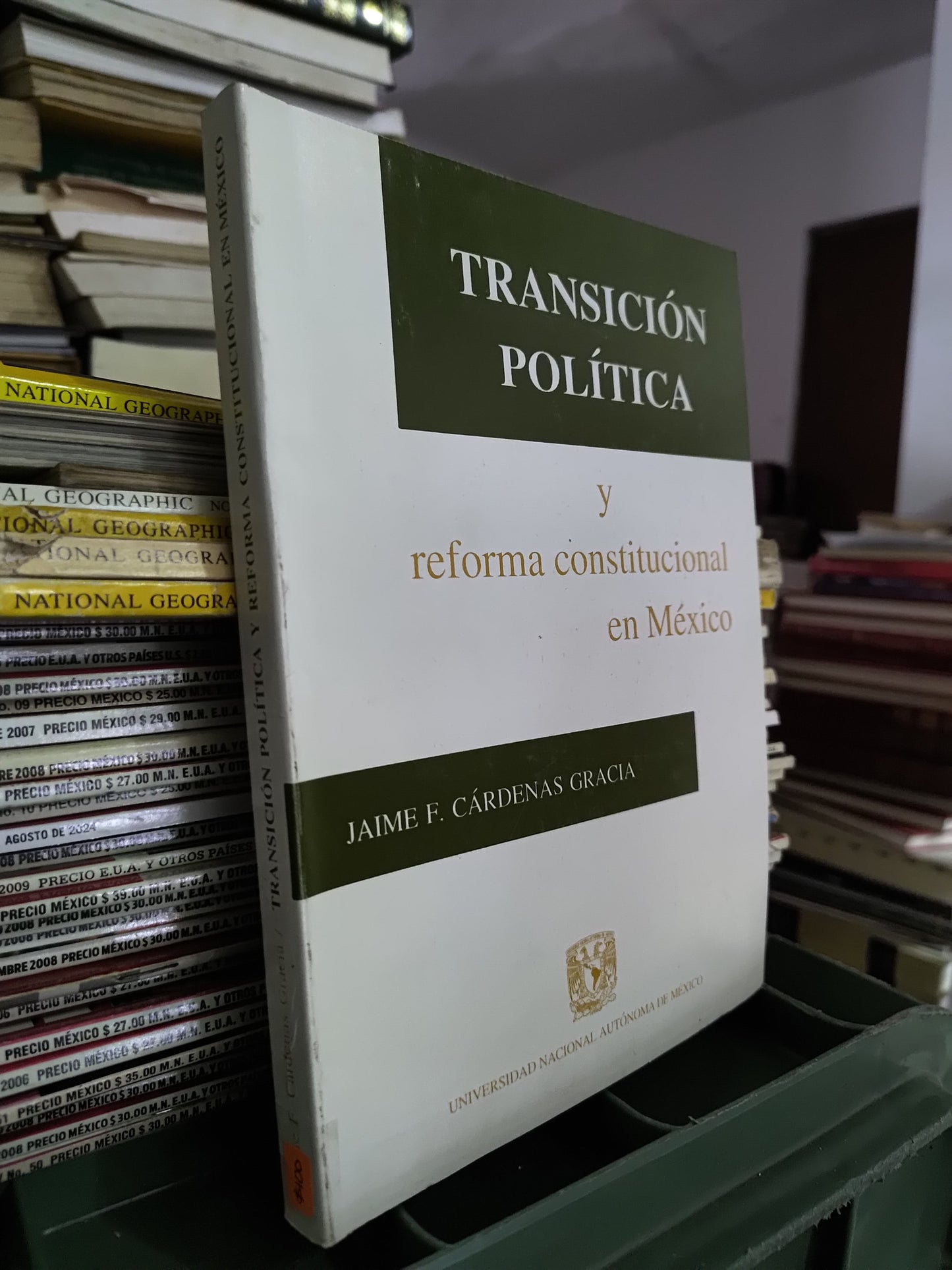 TRANSICION POLITIC Y REFORMA CONSTITUCIONAL EN MEXICO POR JAIME F. CARDENAS GRACIA USADO POLITICA JUAREZ 515
