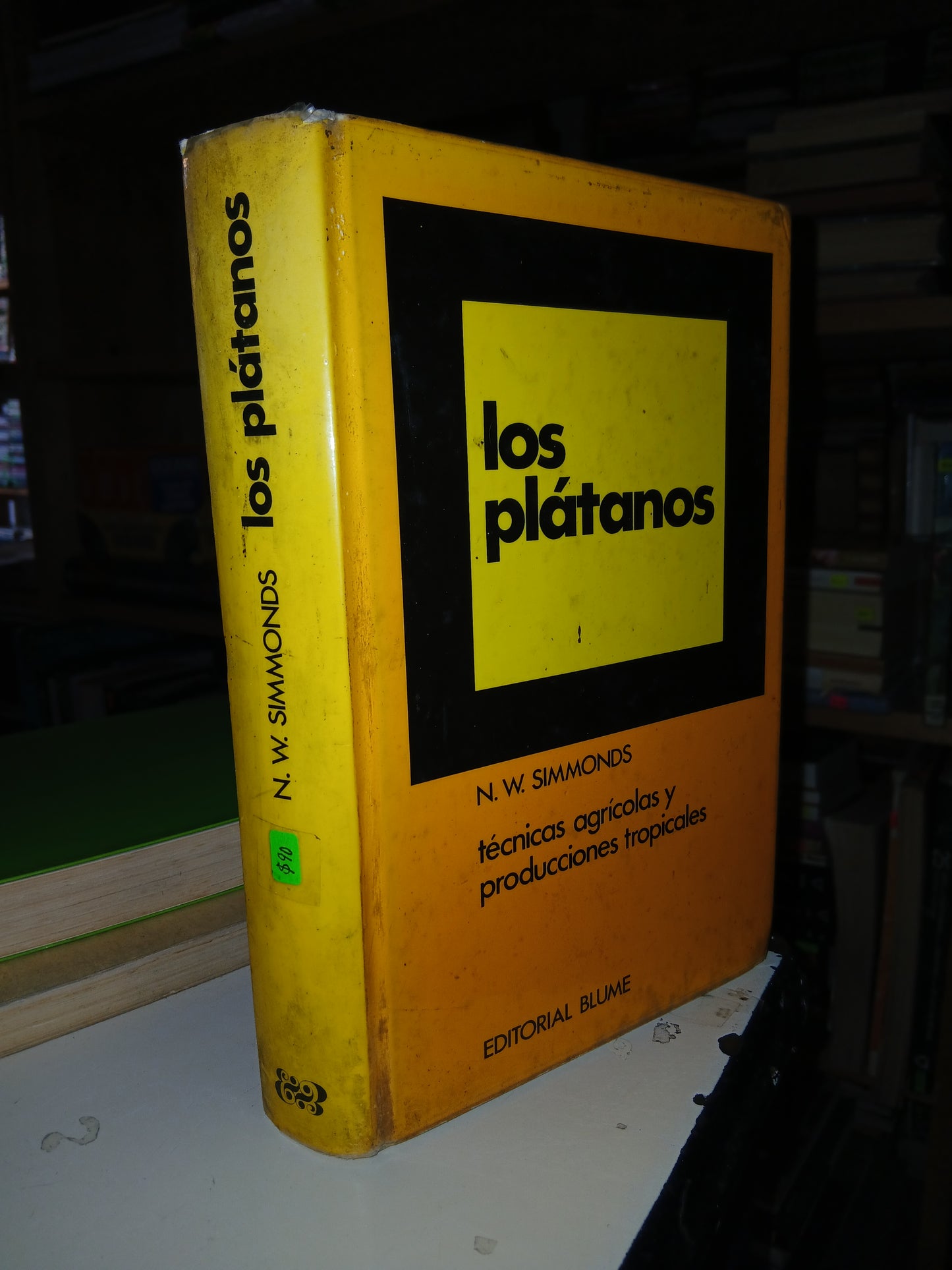 LOS PLÁTANOS: TÉCNICAS AGRÍCOLAS Y PRODUCCIONES TROPICALES POR N.W.SIMMONDS USADO AGRARIA LITERARIO 207