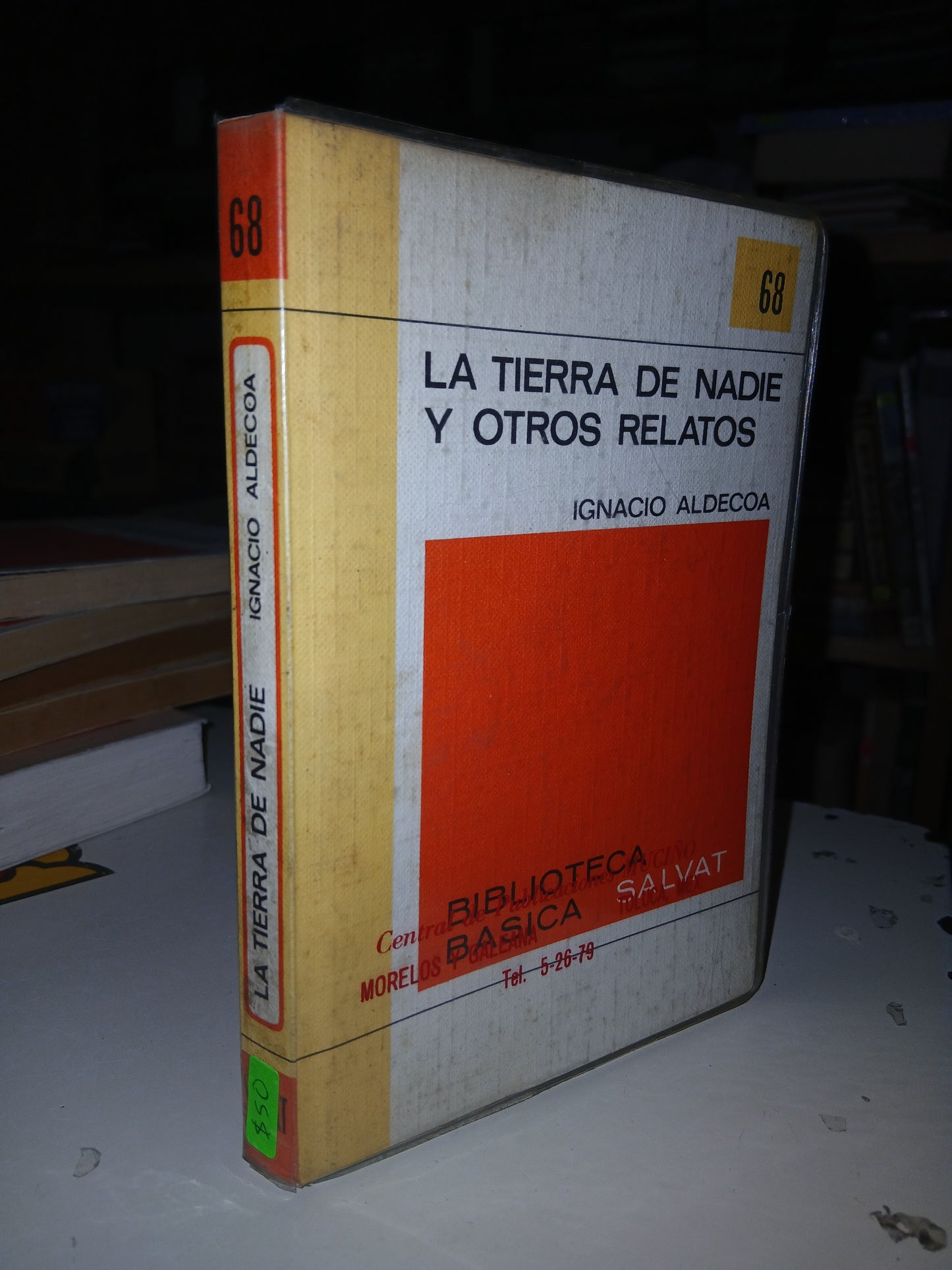 LA TIERRA DE NADIE Y OTROS RELATOS POR IGNACIO ALDECOA USADO NOVELA LITERARIO 207