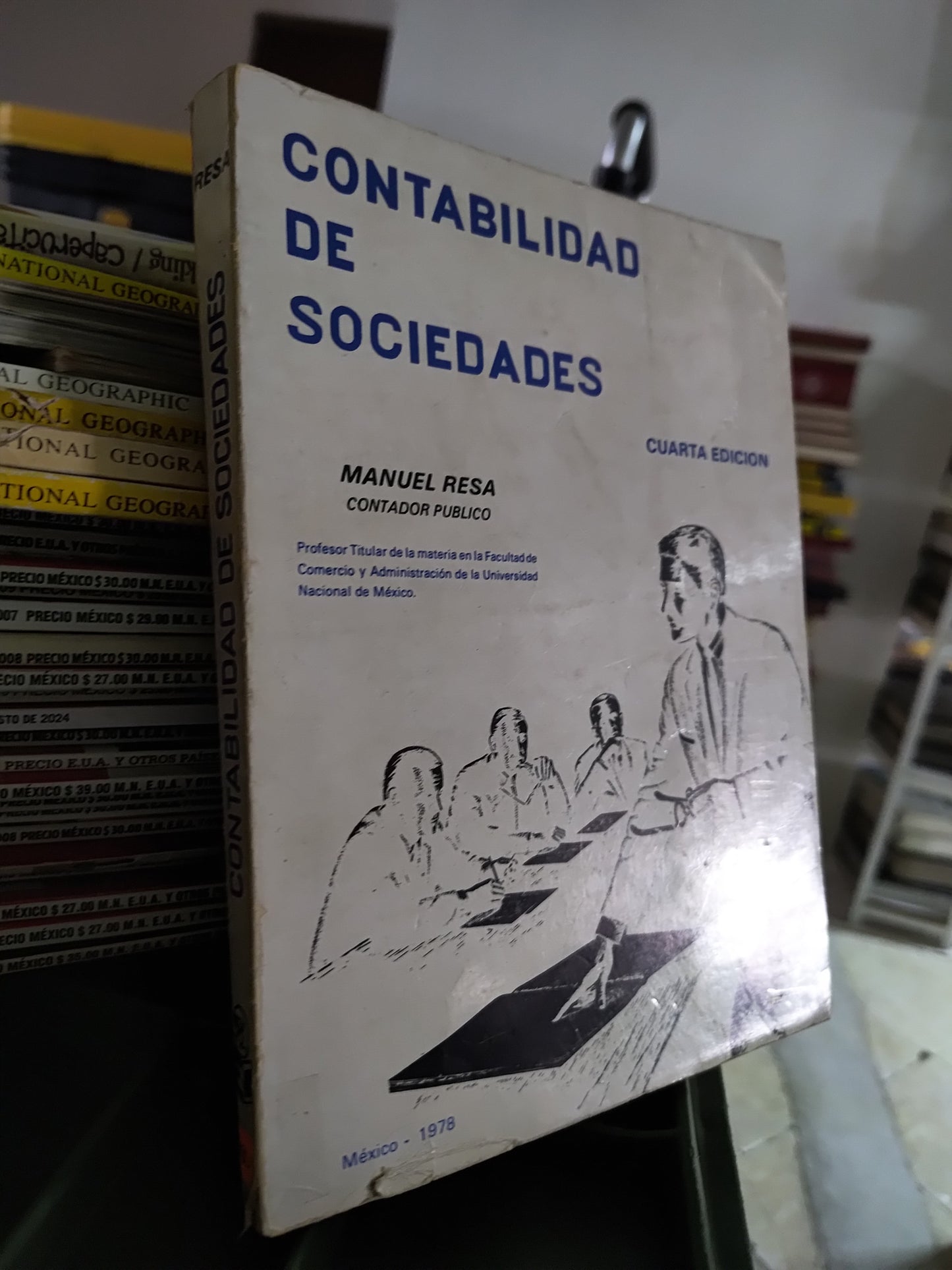 CONTABILIDAD DE SOCIEDADES POR MANUEL RESA USADO ADMINISTRACION JUAREZ 515