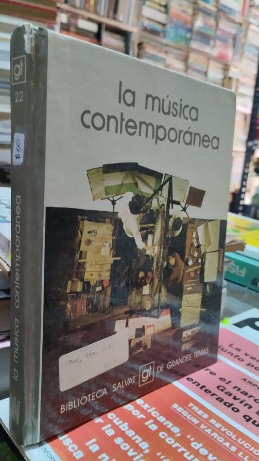 LA MUSICA CONTEMPORANEA LIBRO USADO MUSICA ALDAMA
