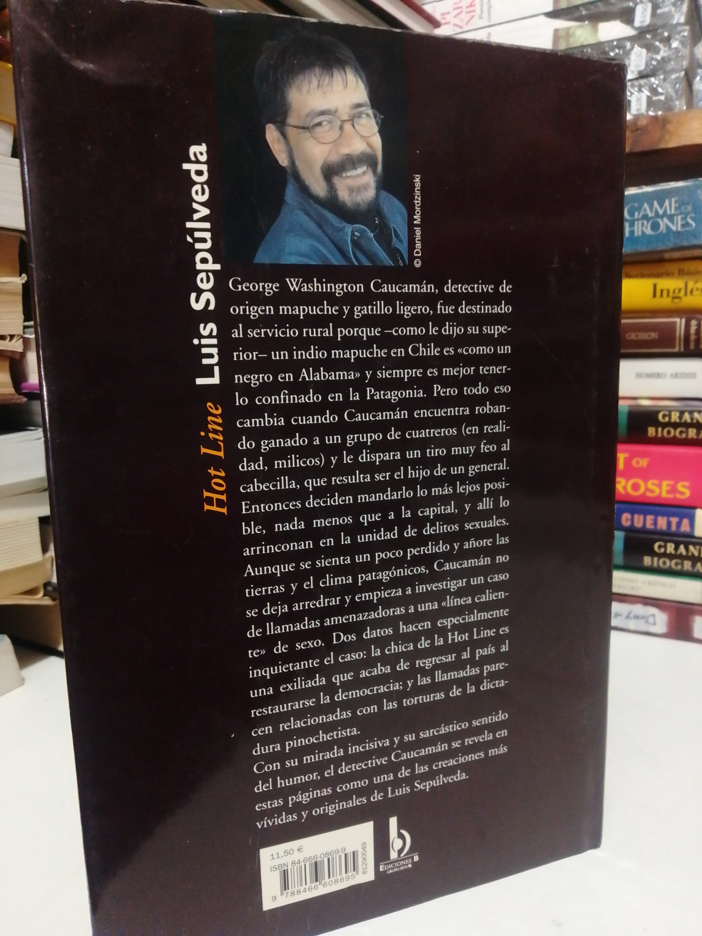 HOT LINE POR LUIS SEPÚLVEDA USADO NOVELA JUÁREZ