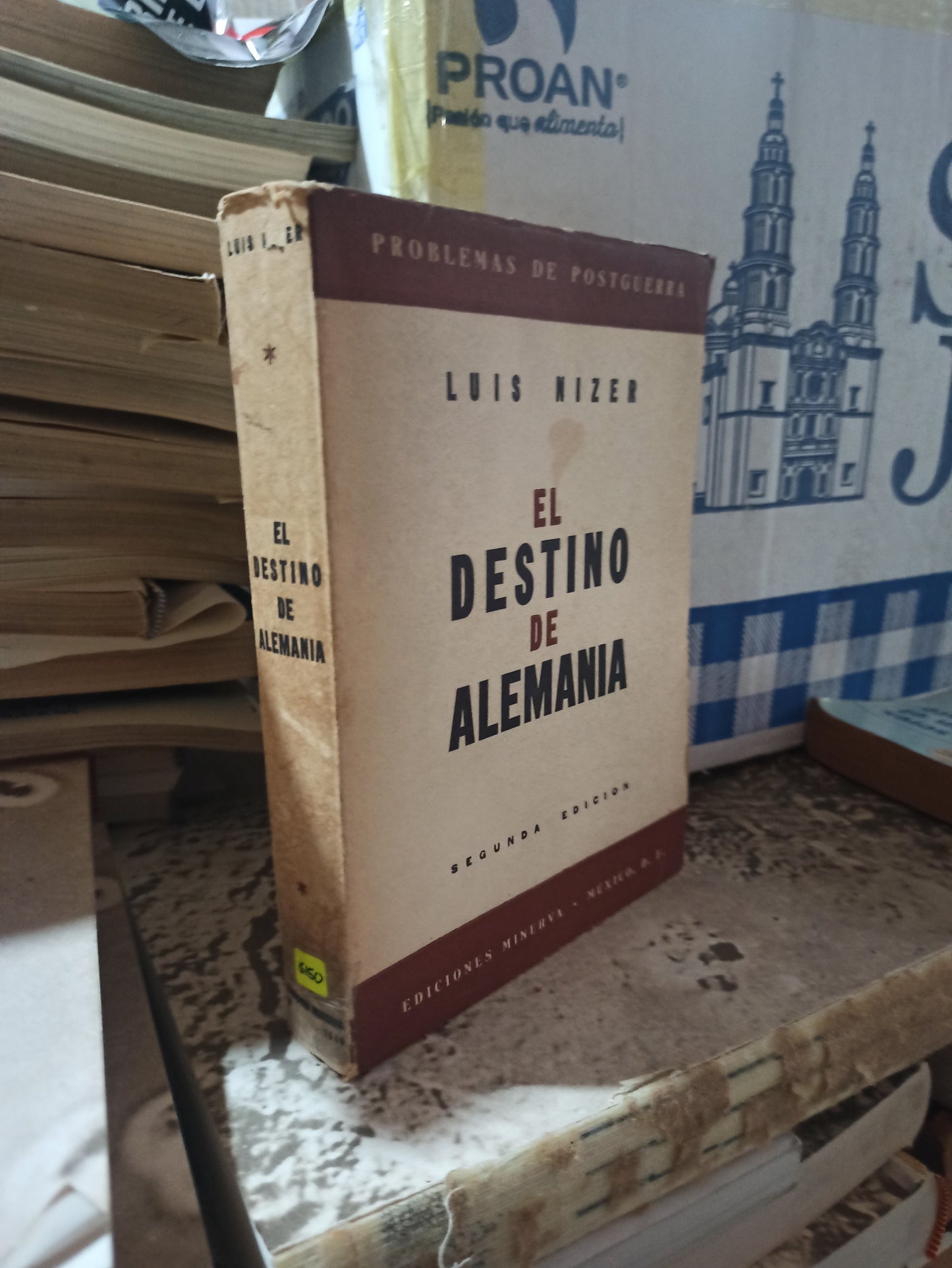 EL DESTINO DE ALEMANIA POR LUIS NIZER USADO ANTIGUOS ALDAMA