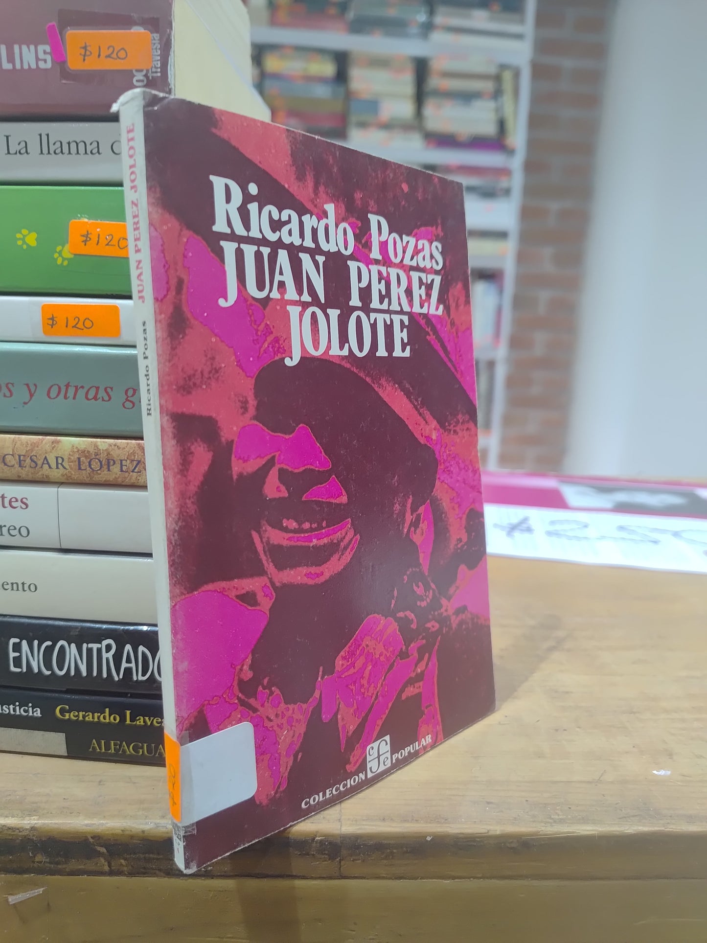 JUAN PEREZ JOLOTE POR RICARDO POZAS USADO NOVELAS JUAREZ 515