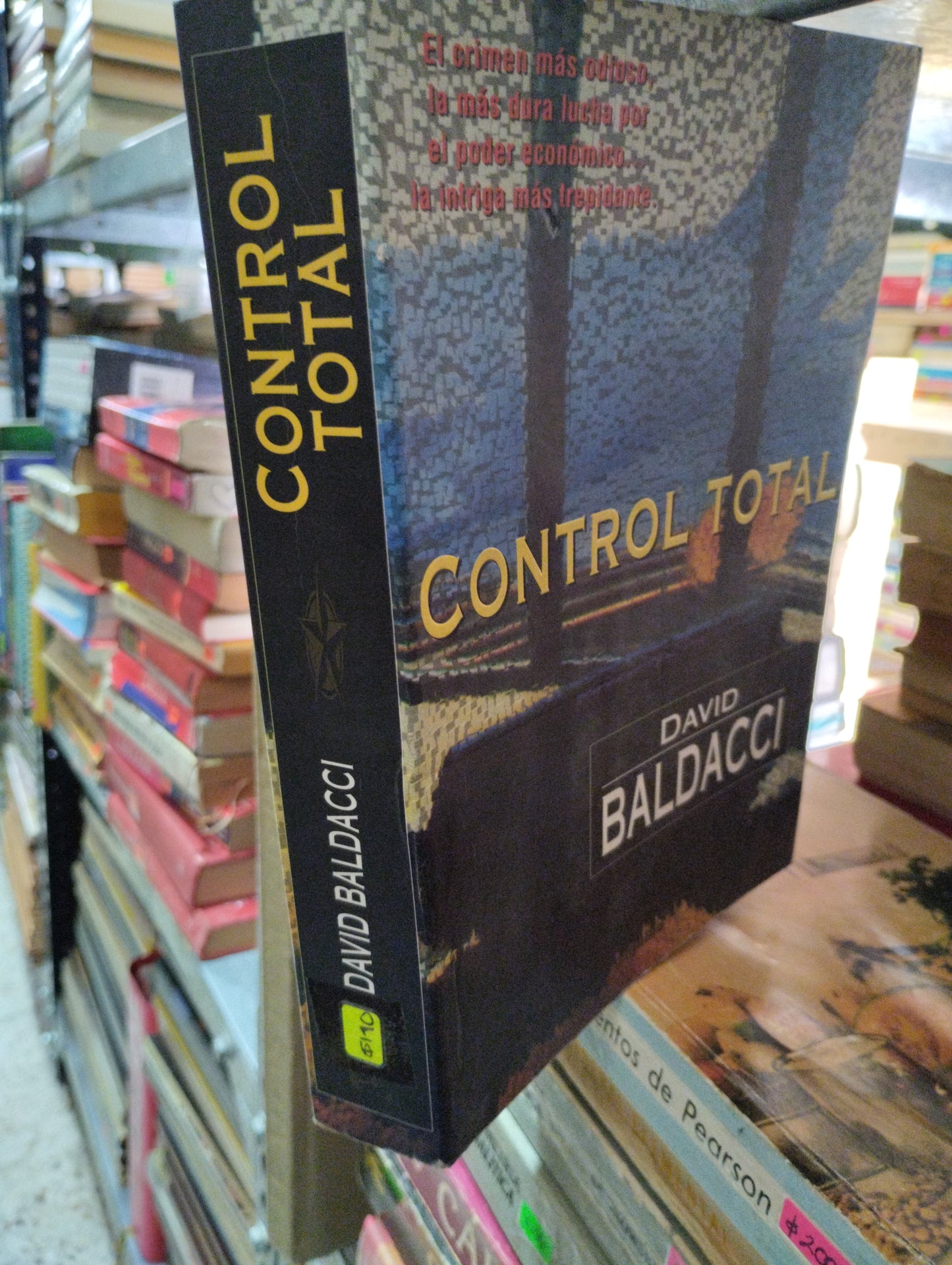 CONTROL TOTAL POR DAVID BALDACCI USADO NOVELAS ALDAMA