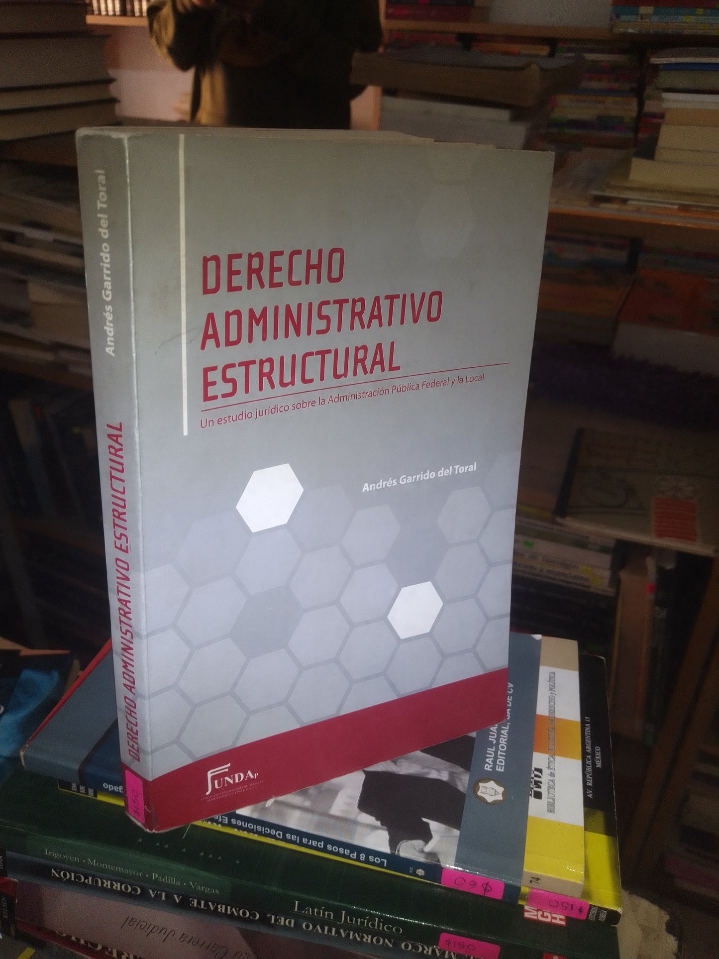 DERECHO ADMINISTRATIVO ESTRUCTURAL POR ANDRÉS GARRIDO DEL TORAL USADO DERECHO LITERARIO 207