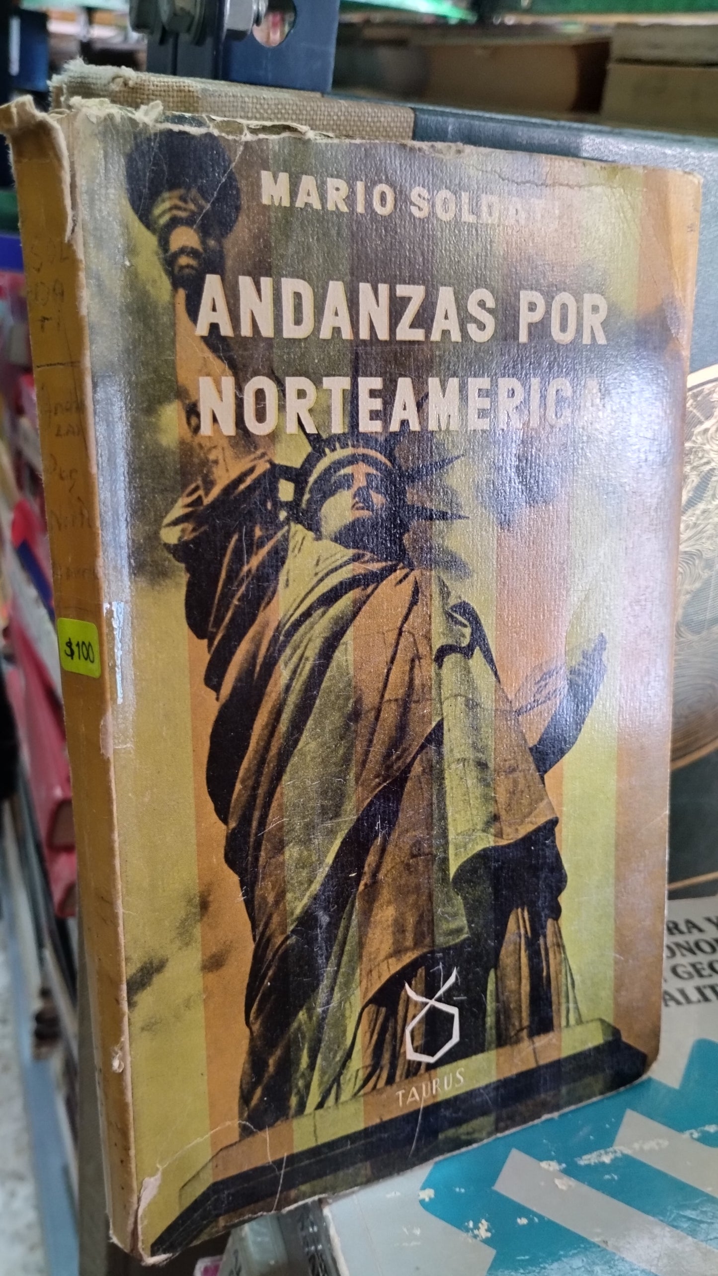 ANDANDAS POR NORTEAMERICA POR MARIO SOLDATI LIBRO USADO NOVELAS ALDAMA