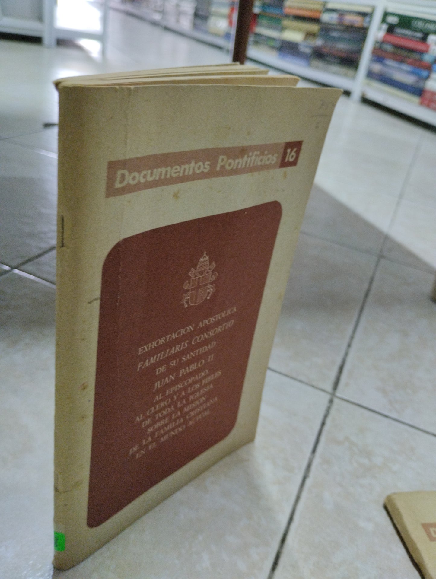 DOCUMENTOS PONTIFICIOS 16, JUAN PABLO II, USADO, RELIGION, JUAREZ 515