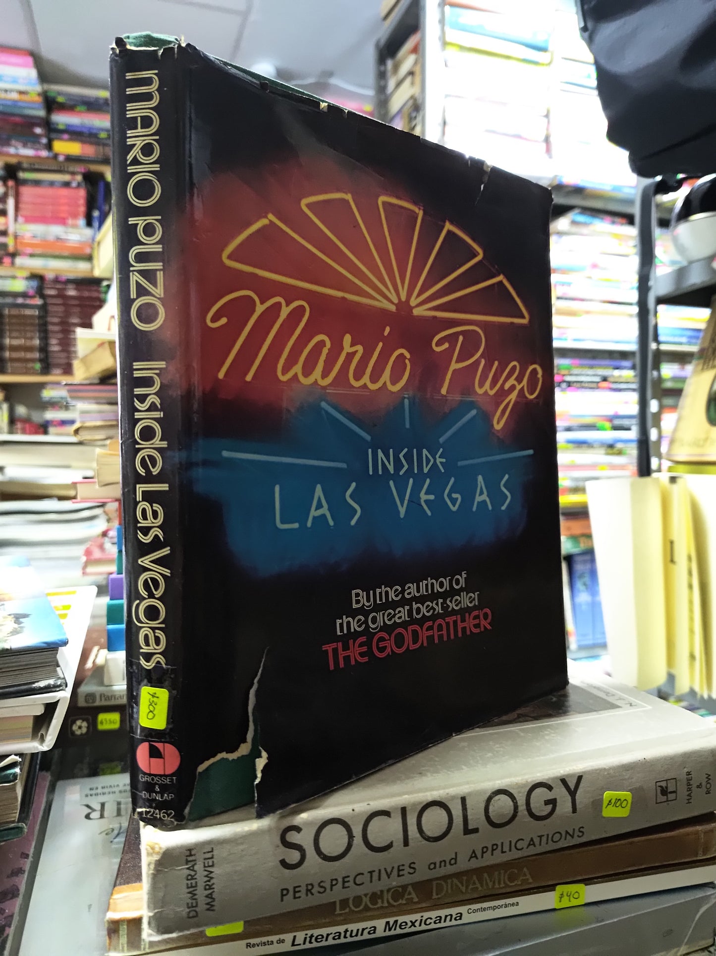 INSIDE LAS VEGAS POR MARIO PUZO USADO NOVELAS JUAREZ 507