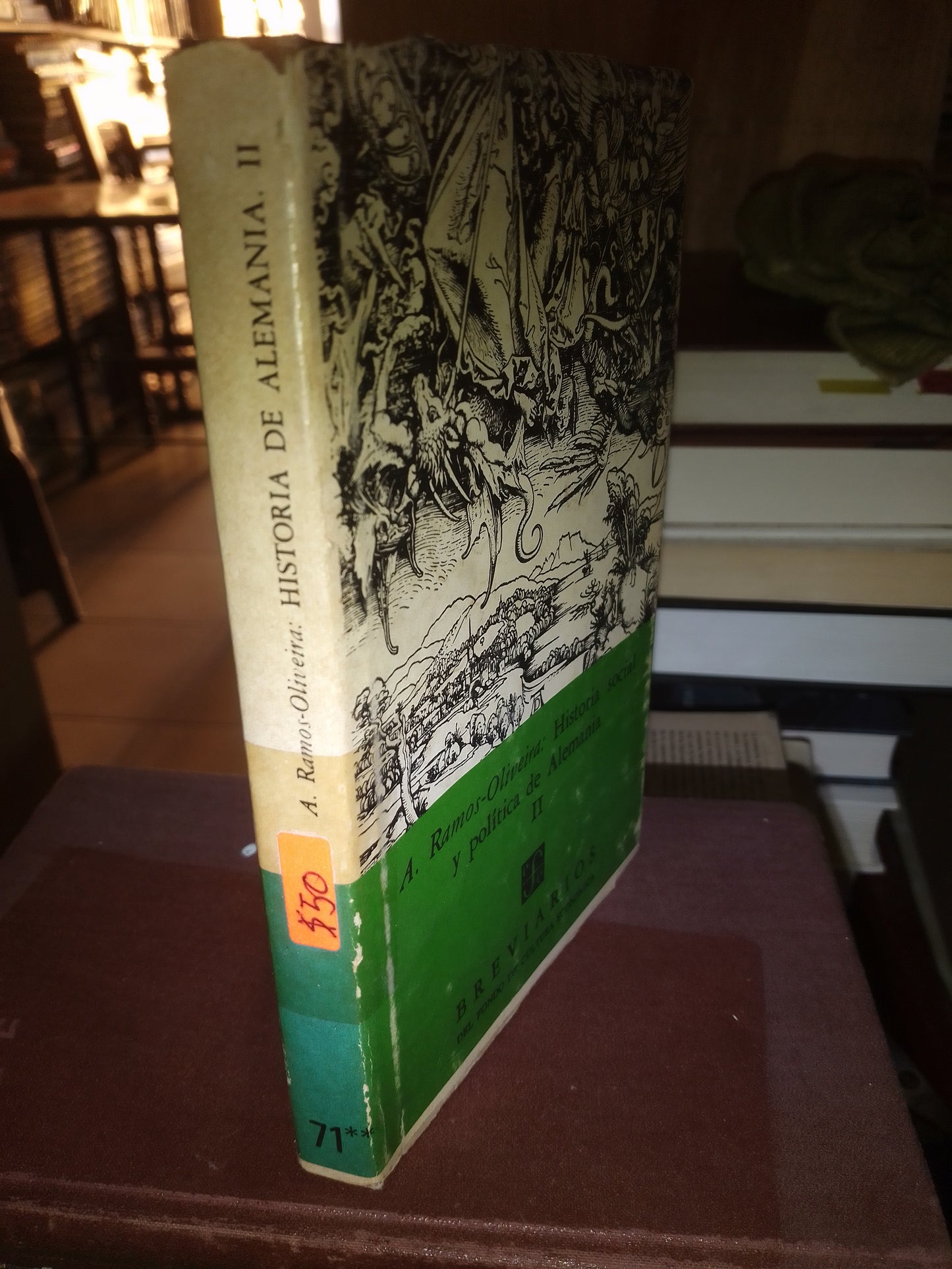 HISTORIA SOCIAL Y POLÍTICA DE ALEMANIA II POR A RAMOS USADO SOCIOLOGÍA LITERARIO 207