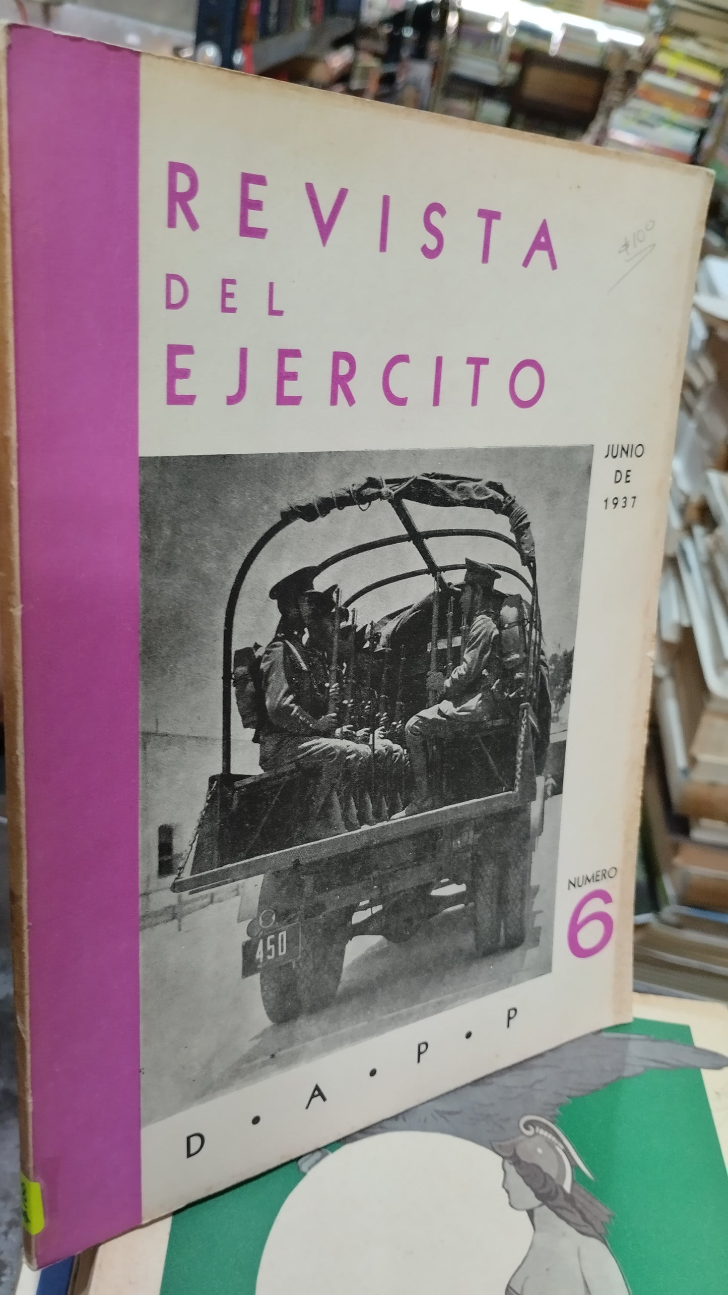 REVISTA DEL EJERCITO NO. 6 LIBRO USADO ESTADO DE MEXICO ALDAMA