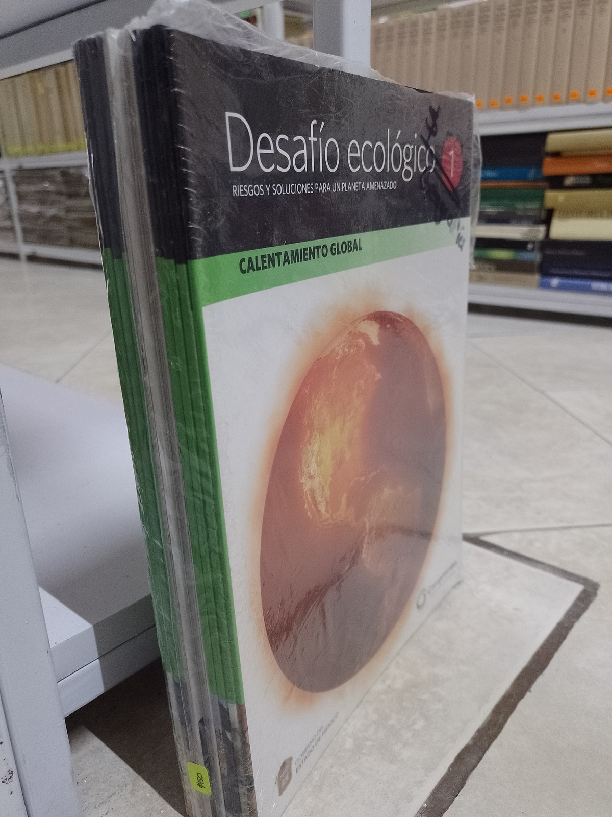 DESAFIO ECOLOGICO RIESGOS Y SOLUCIONES PARA UN PLANETA AVANZADO CALENTAMIENTO GLOBAL POR GOBIERNO DEL ESTADO DE MEXICO 12 TOMOS USADO GEOGRAFIA JUAREZ 515
