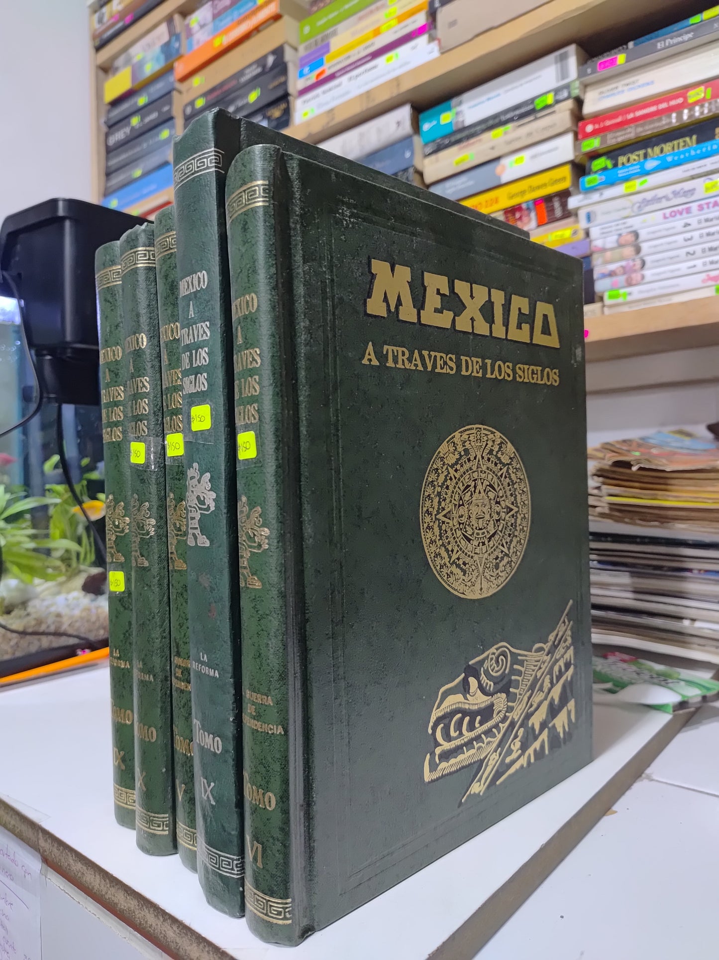 COLECCION MEXICO A TRAVES DE LOS SIGLOS 5 TOMOS $150 C/U USADO HISTORIA JUAREZ