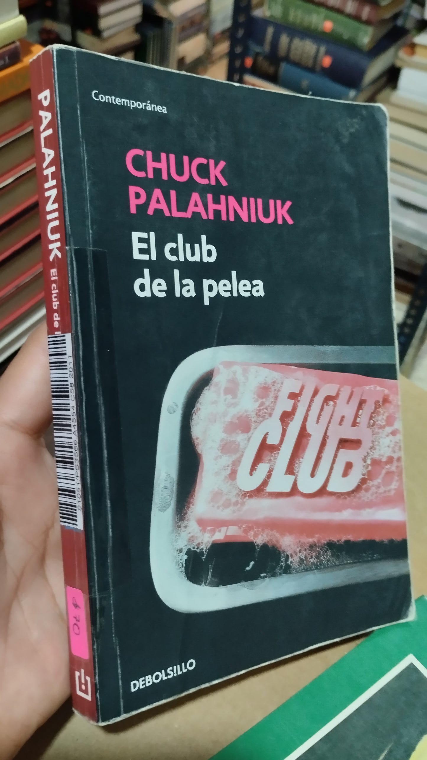 EL CLUB DE LA PELEA POR CHUCK PALAHNIUK LIBRO USADO NOVELAS ALDAMA