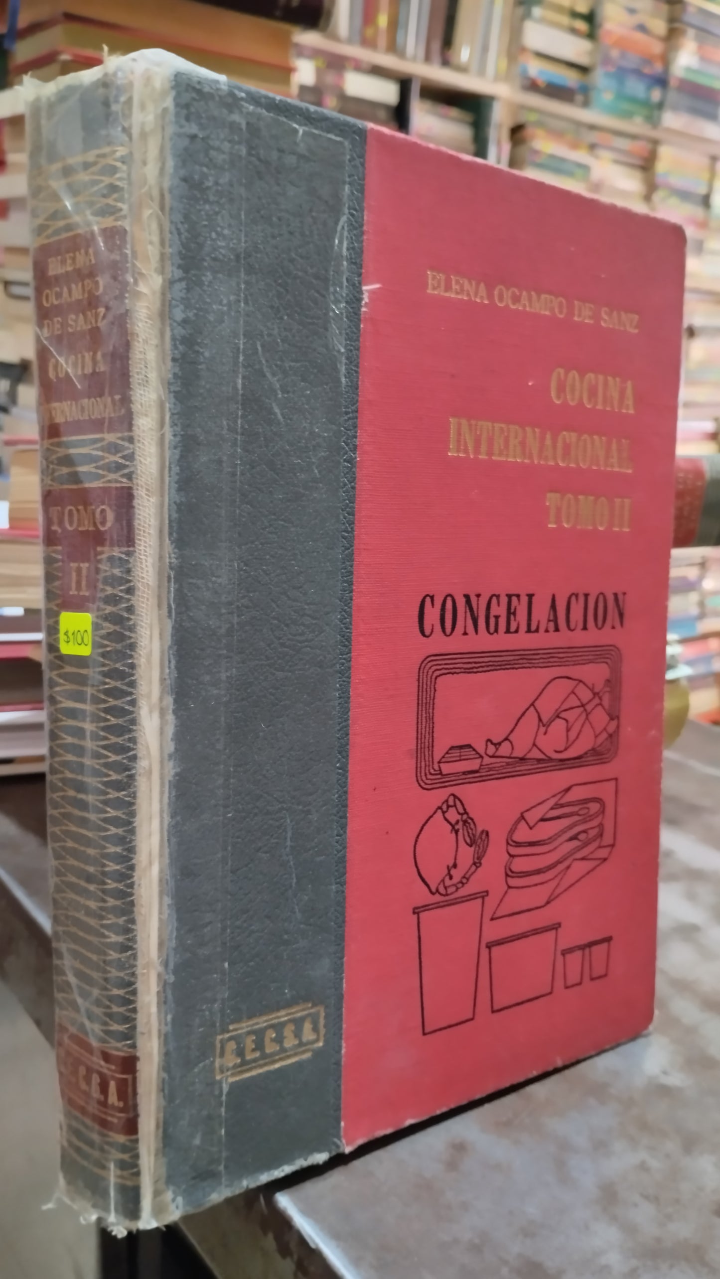COCINA INTERNACIONAL TOMO II CONGELACION POR ELENA OCAMPO DE SANZ LIBRO USADO COCINA ALDAMA