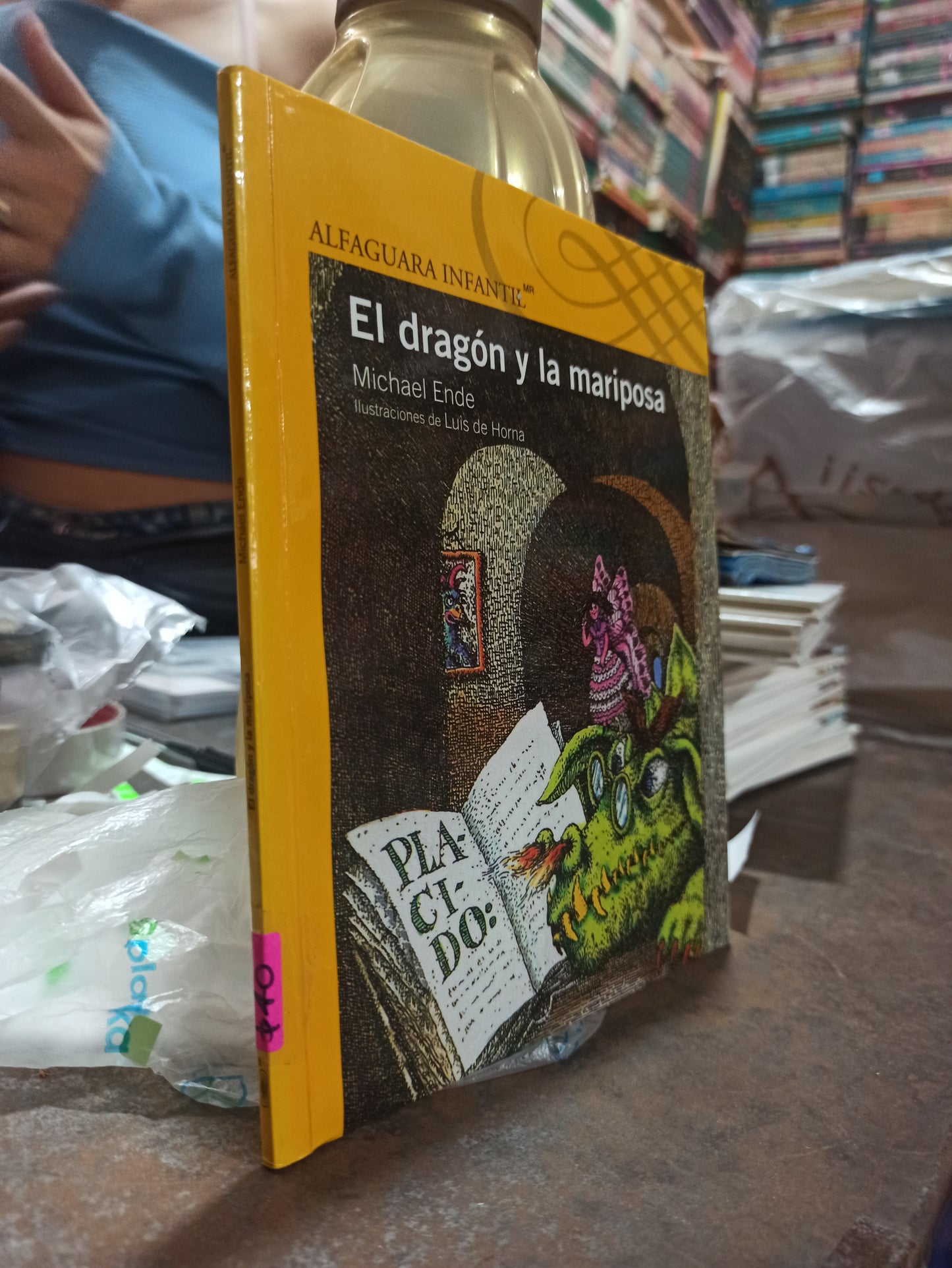 EL DRAGÓN Y LA MARIPOSA POR MICHAEL ENDE USADO INFANTILES ALDAMA